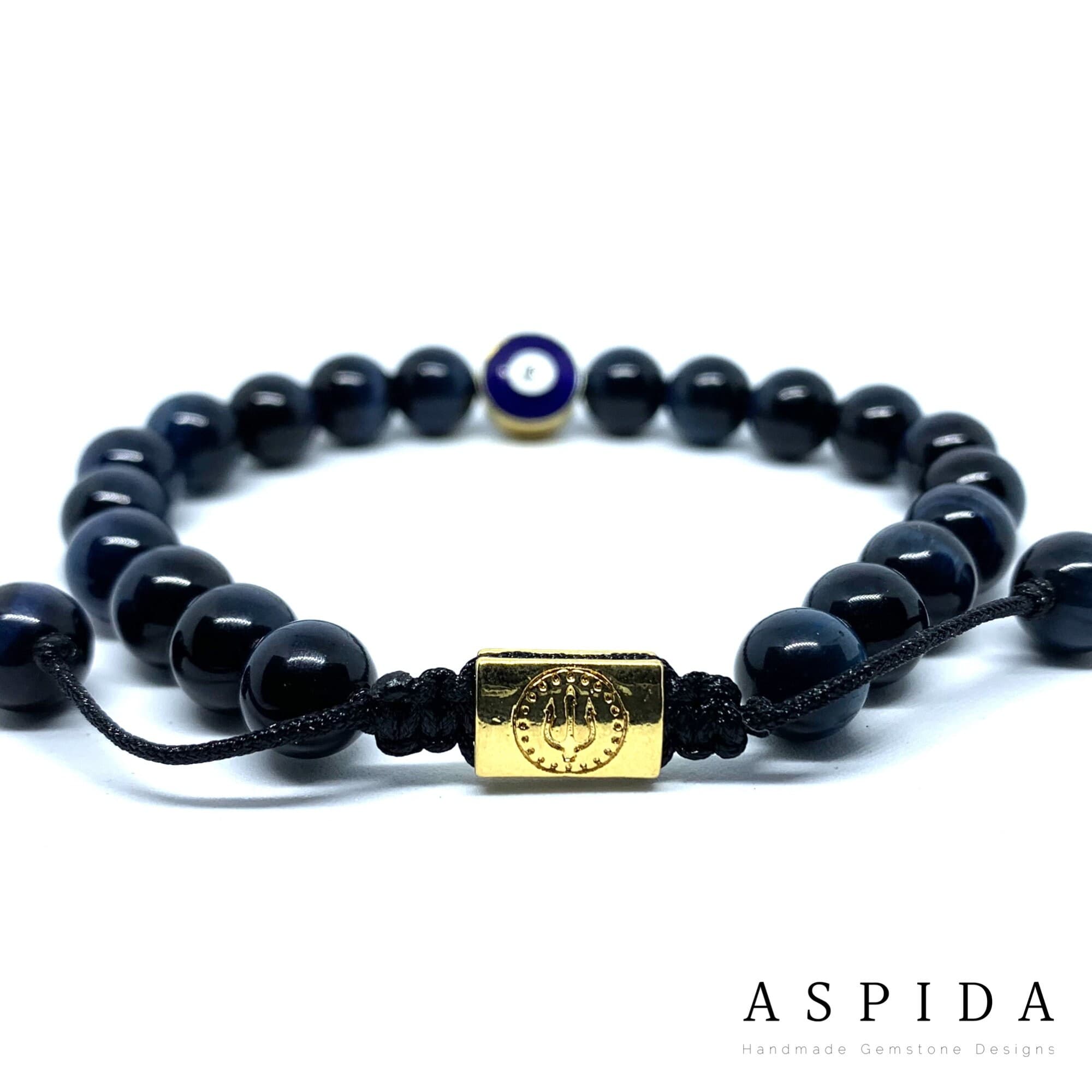 Real Black Tiger Eyes Evil Eye Gemstone Crystal Bracelet, natural, Bracelet For Men, Bracelet For Women, Bracelet For Couple, Customize Gıft - image 3