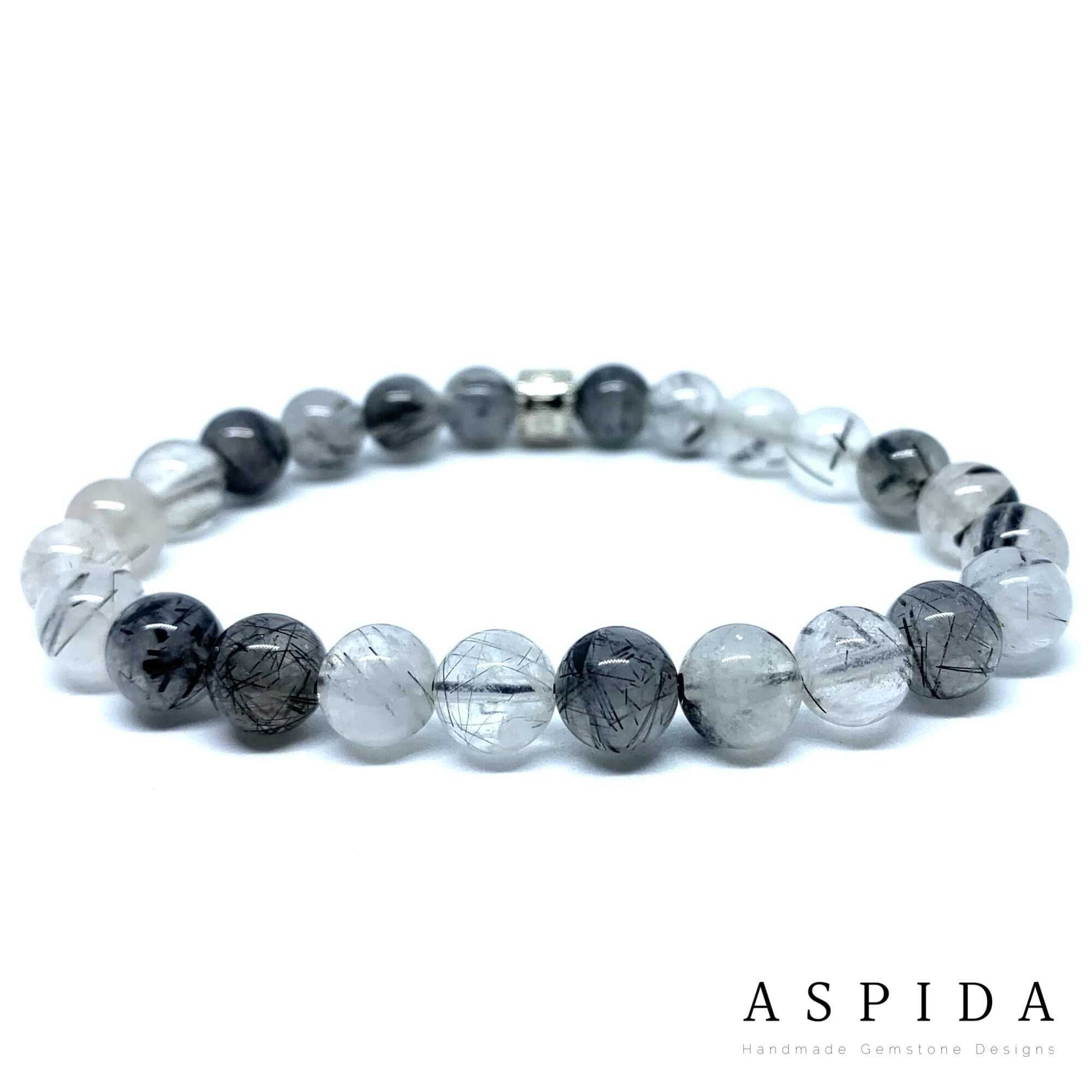Real Rutile Quartz Gemstone Crystal Bracelet, Bracelet For Men, Bracelet For Women, Bracelet For Couple, Customize Bracelet, Adjustable Gift