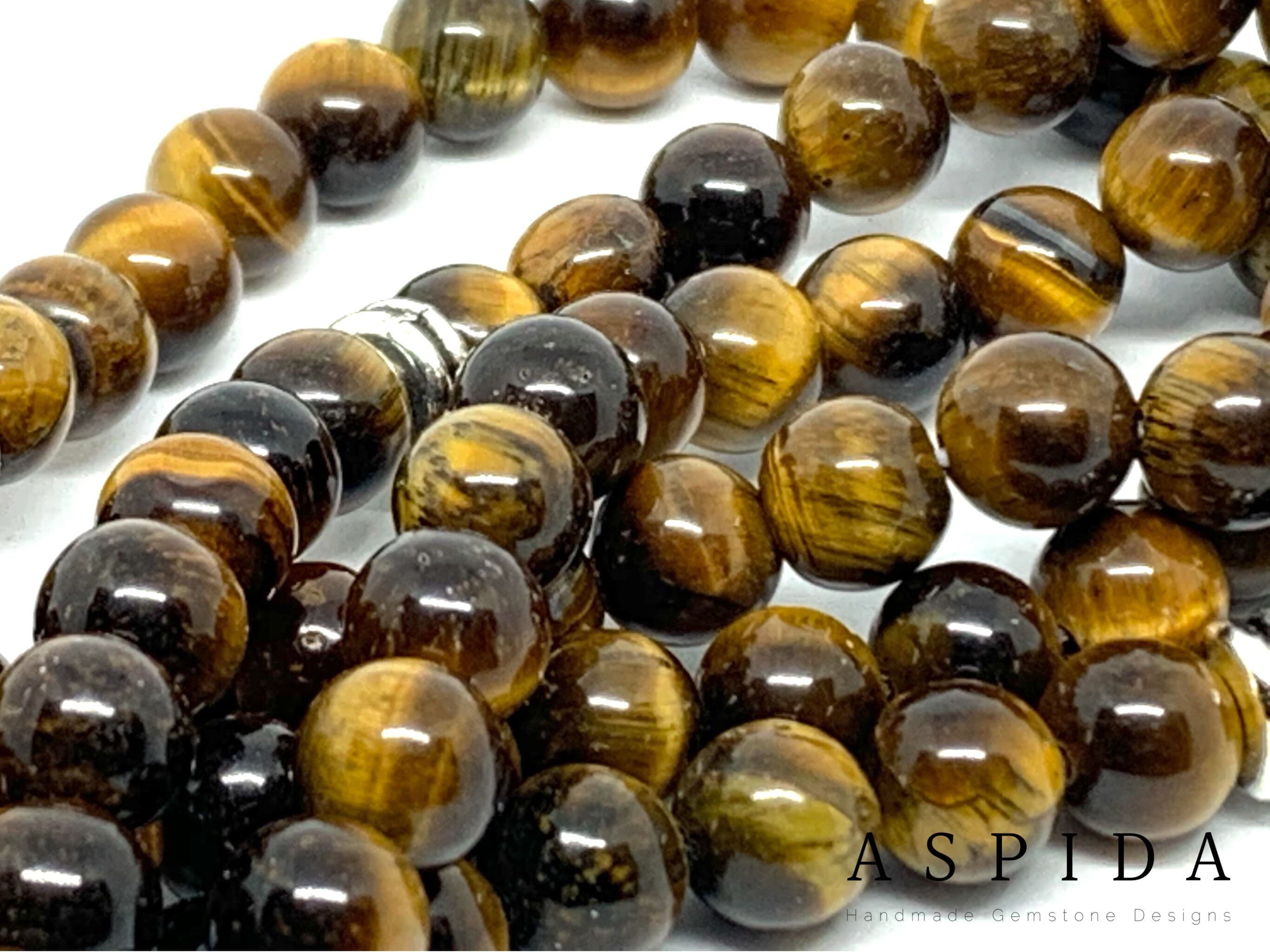 Real Tiger Eyes Gemstone, Islamic Prayer 99 Beads, Tasbih, Tesbih, Misbaha, Tasbeeh, Sibha, Rosary, Tasbih 99, Tasbih Personalized 6mm, Prem - image 5