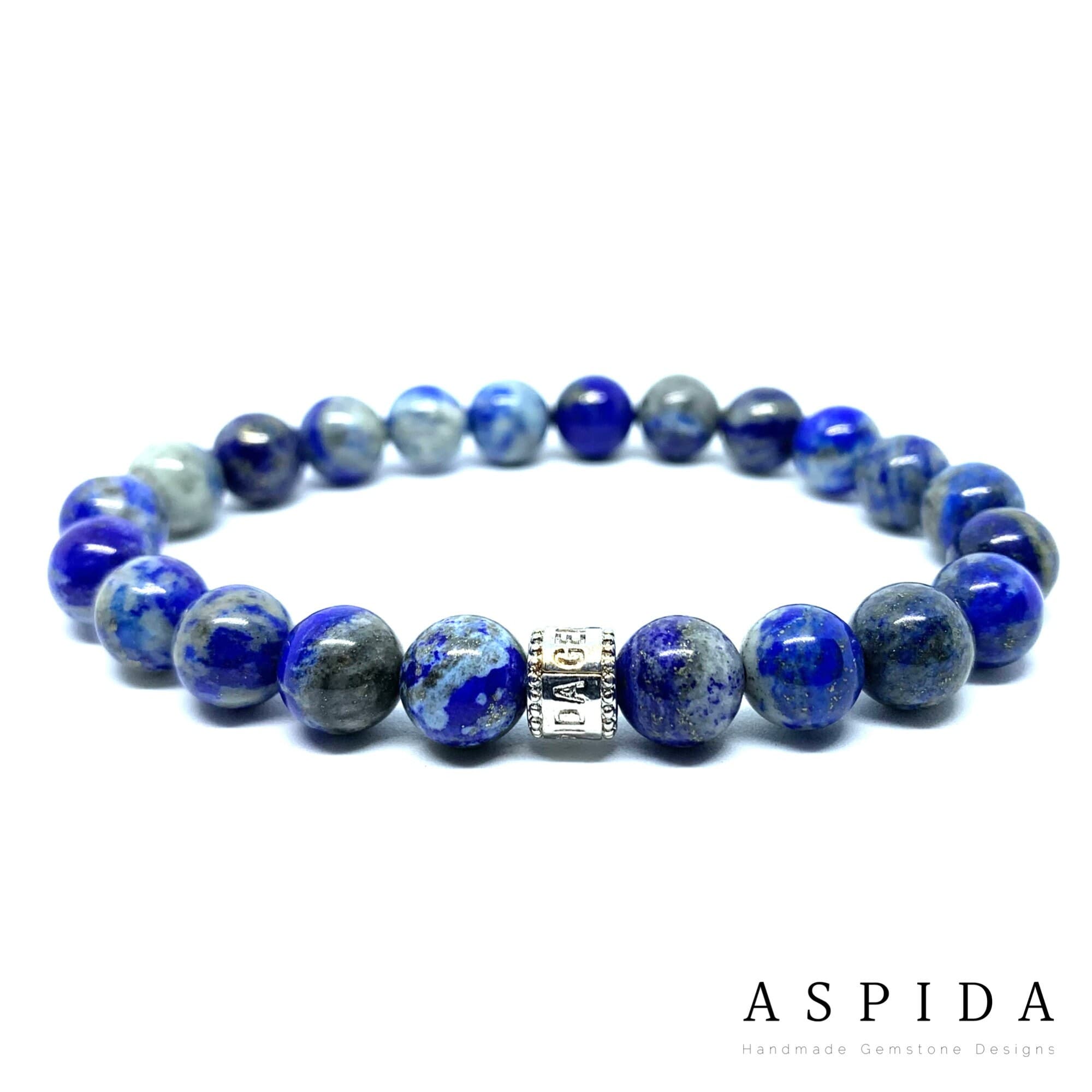 Real Lapis Lazuli Gemstone Crystal Bracelet, Bracelet For Men, Bracelet For Women, Bracelet For Couple, Customize Bracelet, Adjustable Gift, - image 4