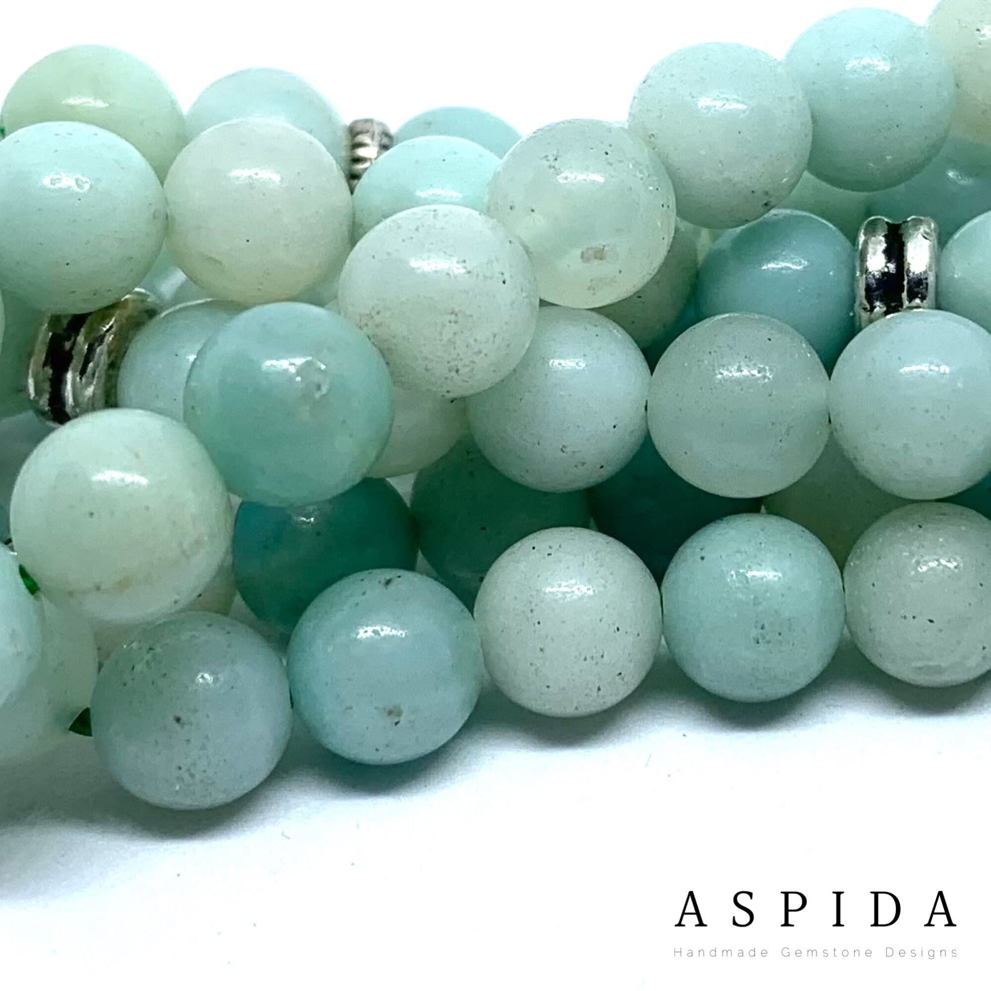 Real Amazonite Gemstone, Islamic Prayer 99 Beads, Tasbih, Tesbih, Misbaha, Tasbeeh, Sibha, Rosary, Tasbih 99, Tasbih Personalized 6mm, - image 5