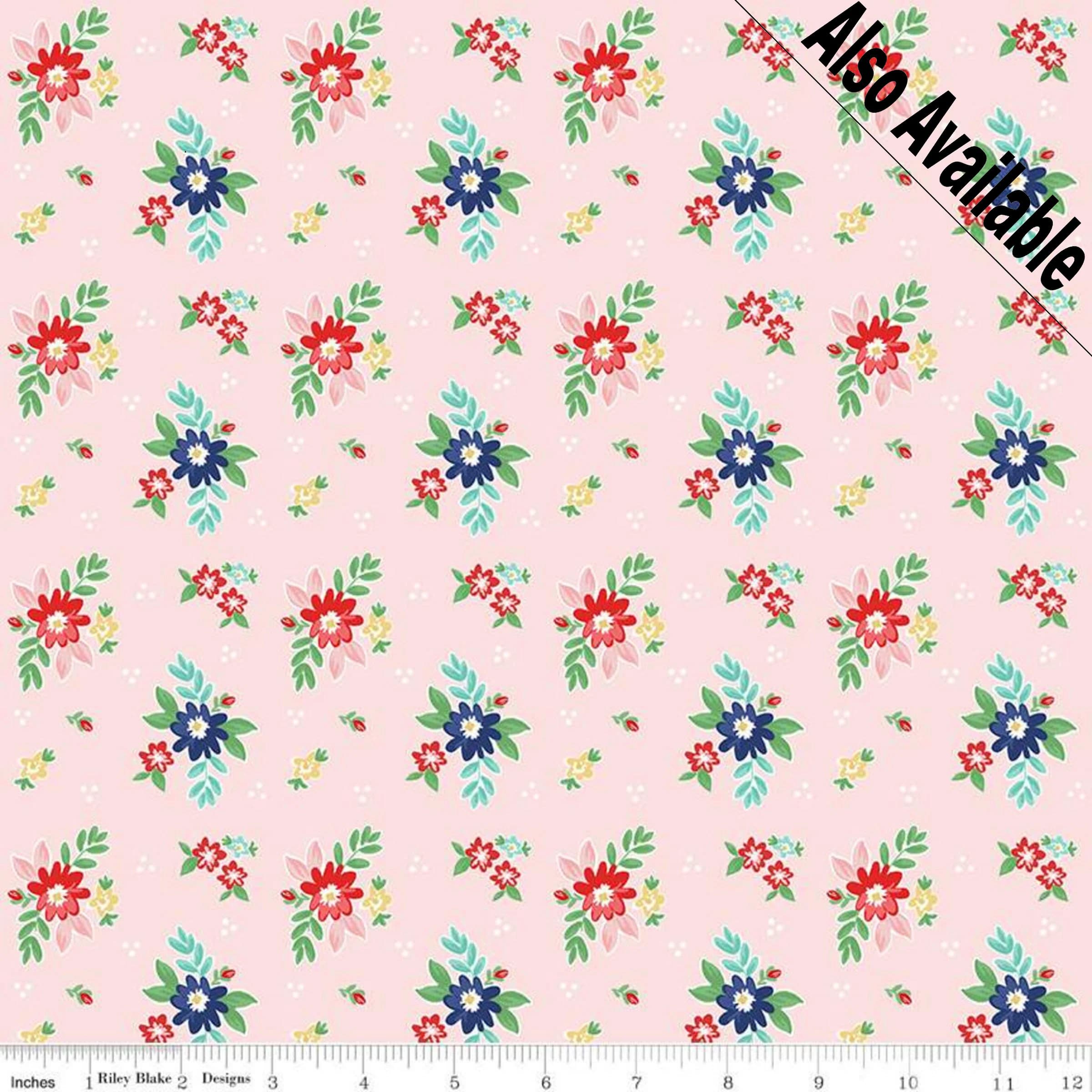 QUILT FAIR - Florals on Yellow color Quilting Cotton Fabric - Tasha Noel - Riley Blake Designs - C11351-Yellow - image 5