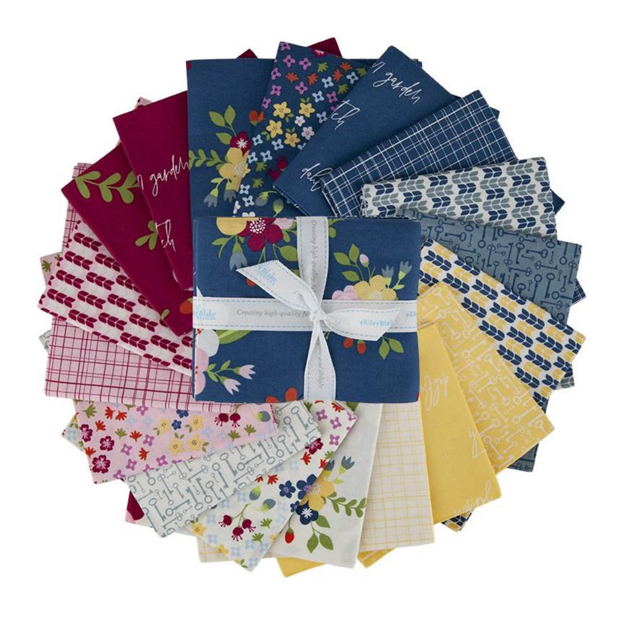 BLOOM and GROW - Fat Quarter Bundle of 18 Pieces - by Simple Simon & Co - Riley Blake Designs - Quilting Cotton Fabric - (FQ-10110-18 ) - image 3