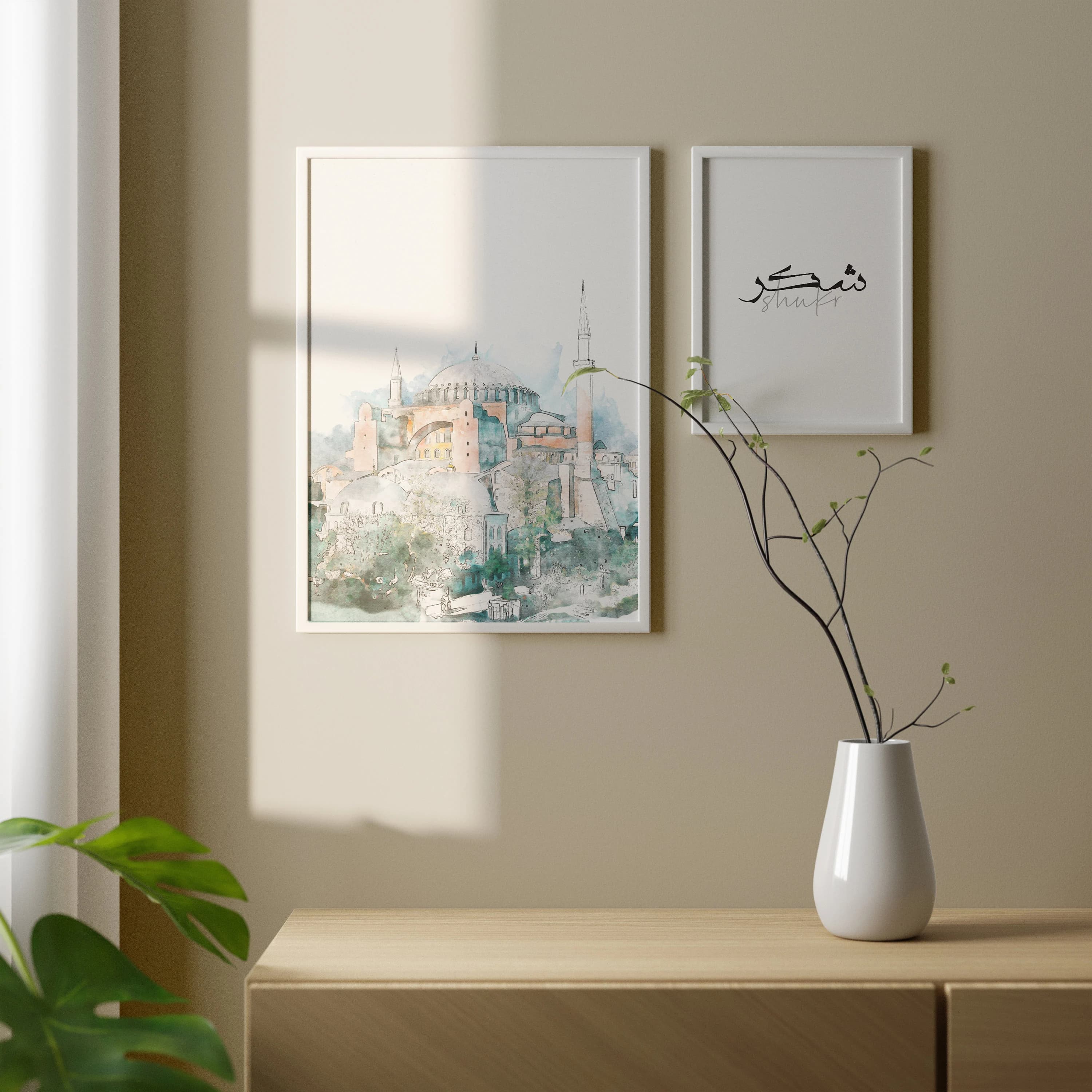 Ayasofya Print, Hagia Sophia Islamic Wall Art, Istanbul Poster, Islamic Painting, Boho Wall Decor, Islamic Poster Print, Digital Printable - image 5