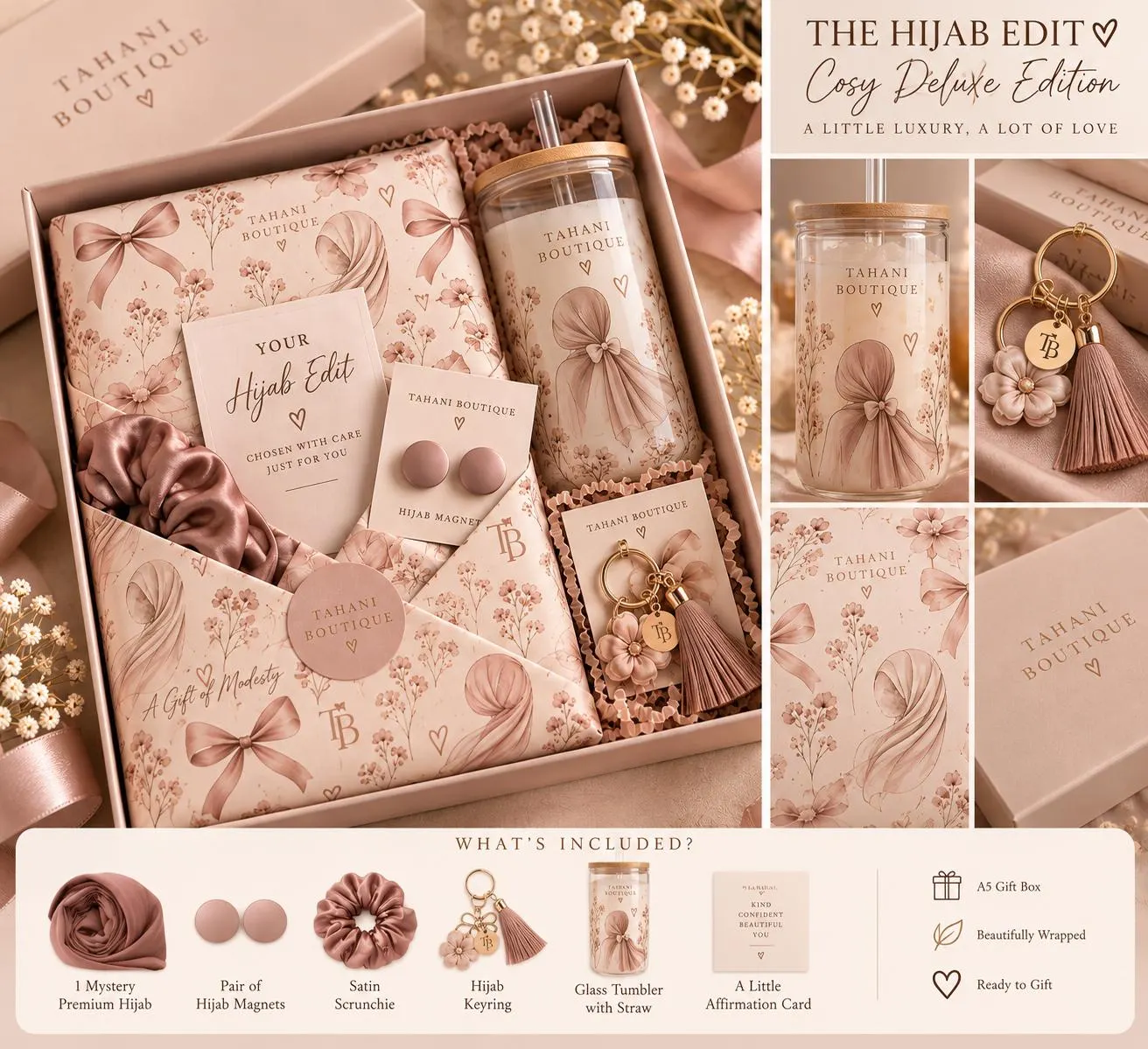 Mystery Hijab Gift Box | The Hijab Edit | Surprise Hijab Gift for Her | Hijabi Gift | Muslim Gift | Eid Birthday Gift - image 3