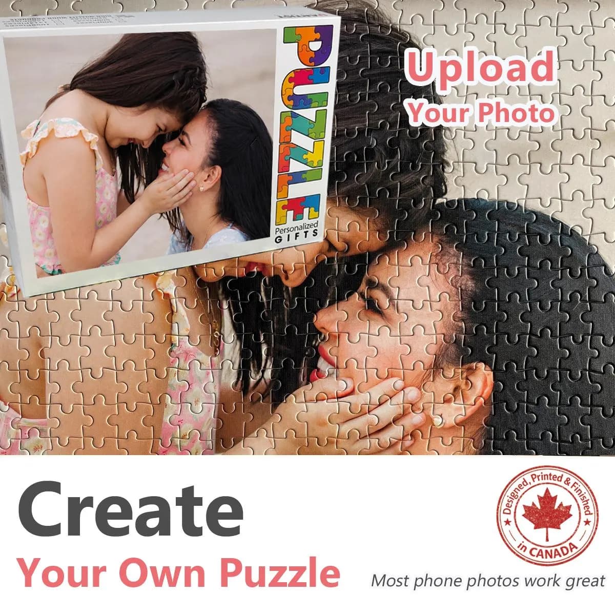 500 Piece Custom Photo Puzzle | Personalized Jigsaw Puzzle | Upload Your Photo | Family Puzzle Gift - image 2