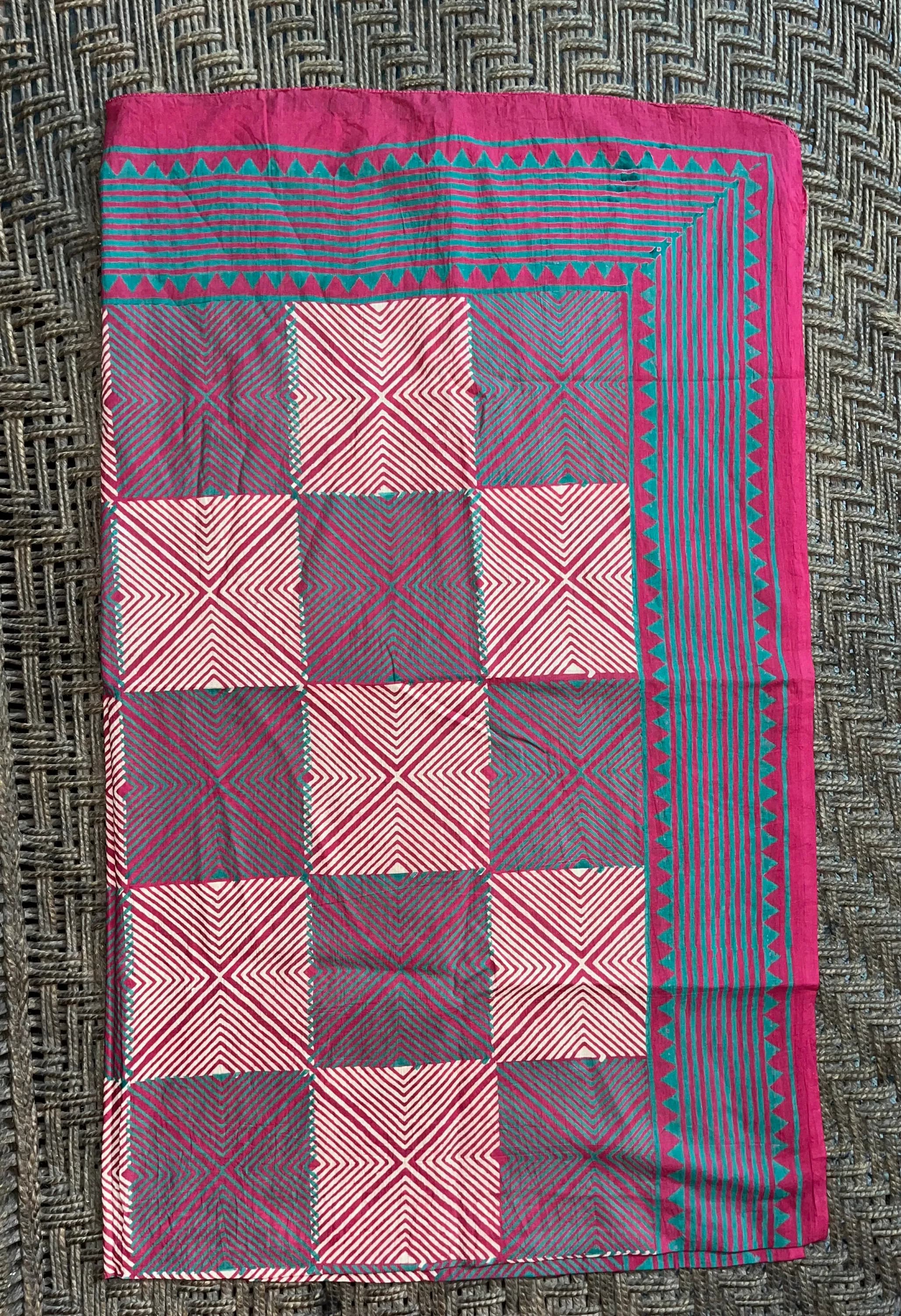 Reverse print Hand Block Printed Beach Sarong for Women beach scarves in cotton Beach Wrap Pareo Beach Swim wear gift for her Beach CoverUps - image 3