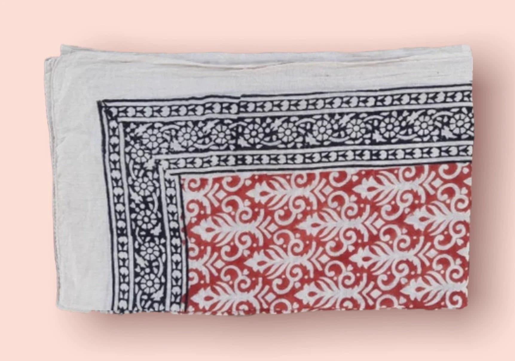 Indian Hand Block Print Cotton Sarong, Boho Beach Wrap, Jaipur Pareo, Resort Wear - image 3