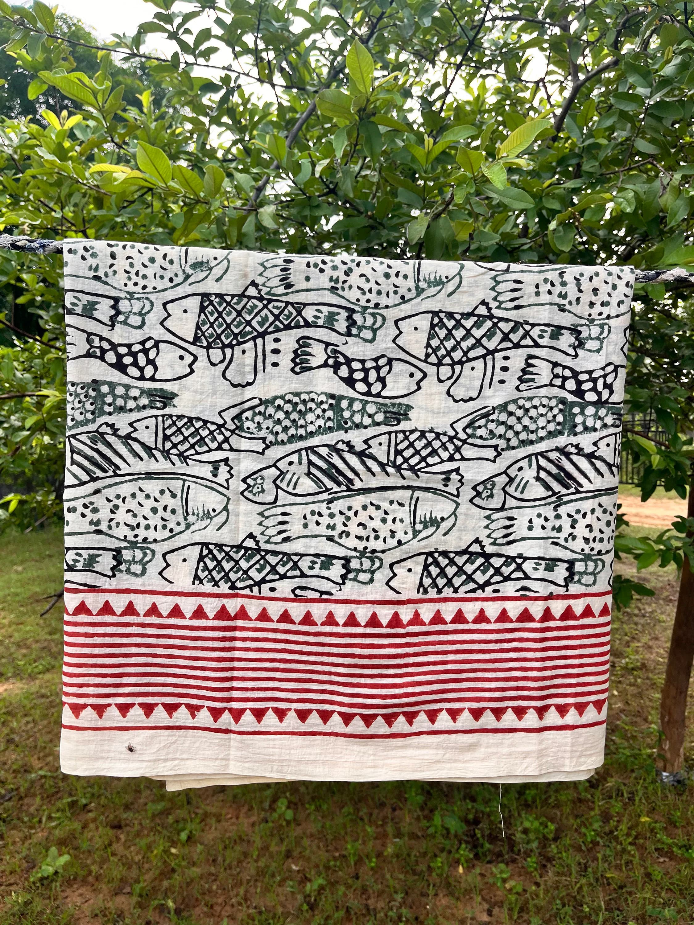 Indian Hand Block Print Sarong, Cotton Beach Wrap, Handmade Pareo, Boho Beach Cover Up, Resort Wear for Women