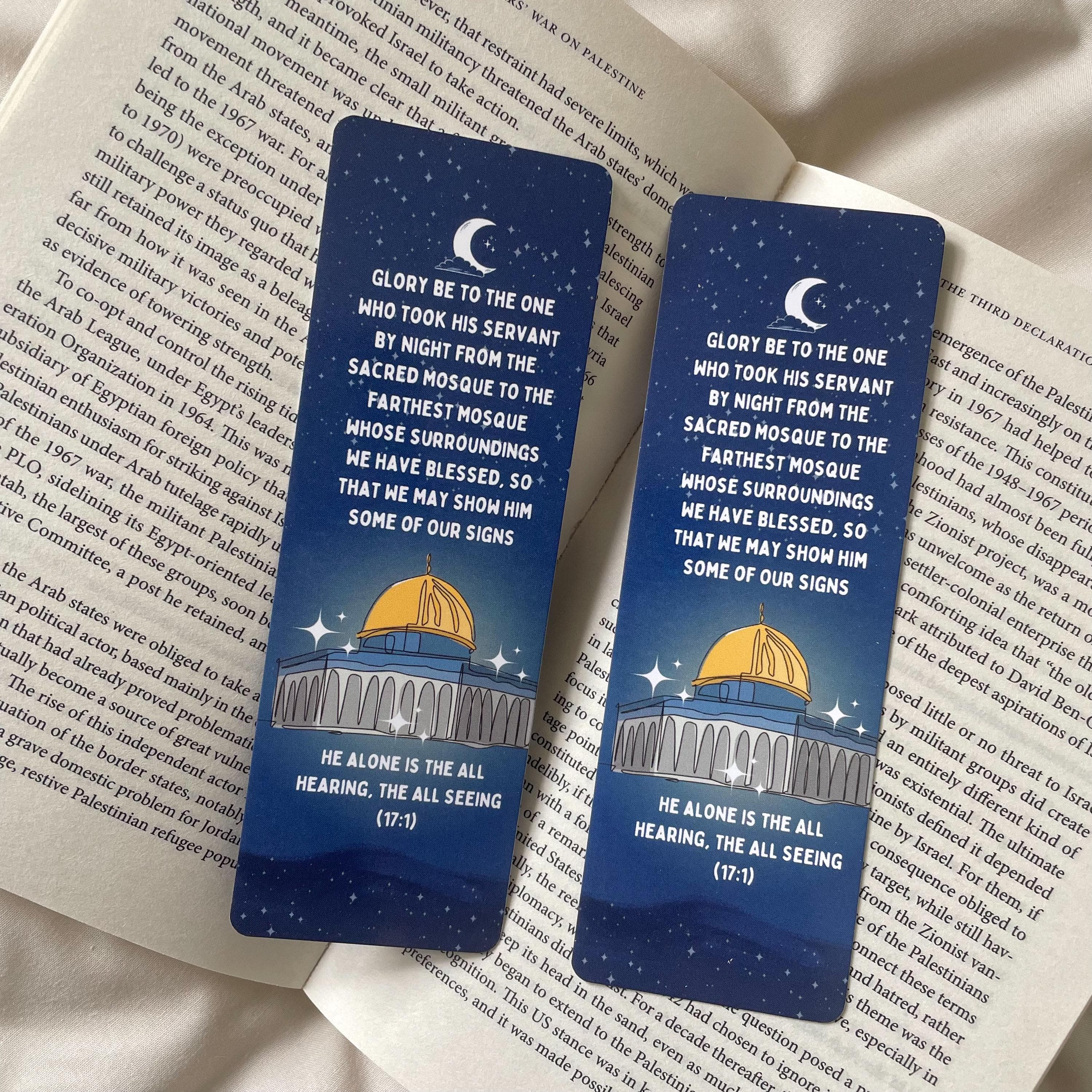 Al Aqsa Bookmark | Palestine, Dome of the Rock | Islamic Gift