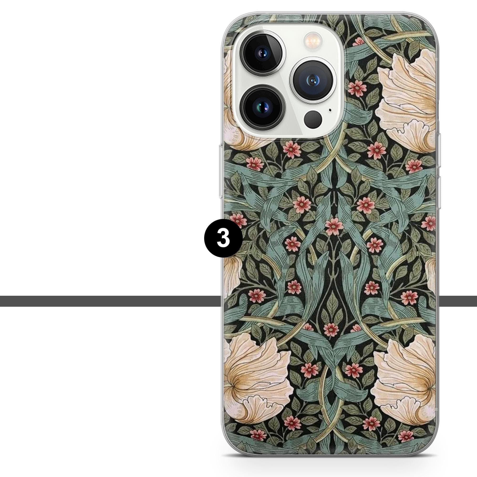 William Morris Phone Case Vintage Art Floral Cover for iPhone 17Pro, 16, 15, 14, 13, 12, Samsung S25, S24, A16, A56, Pixel 10, 9A, 8Pro - image 5