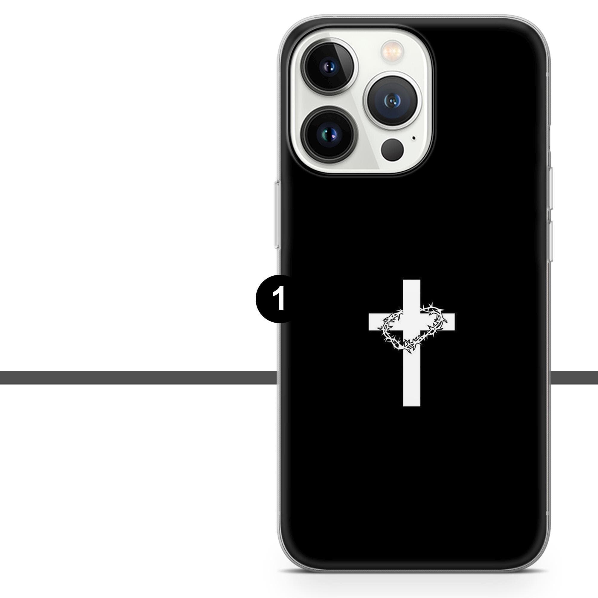 Cross Phone Case Christian Jesus Cover for iPhone 17 Pro, 16, 15, 14, 13, 12, Samsung S25, S24, A16, A56, Pixel 10, 9A, 8 - image 3