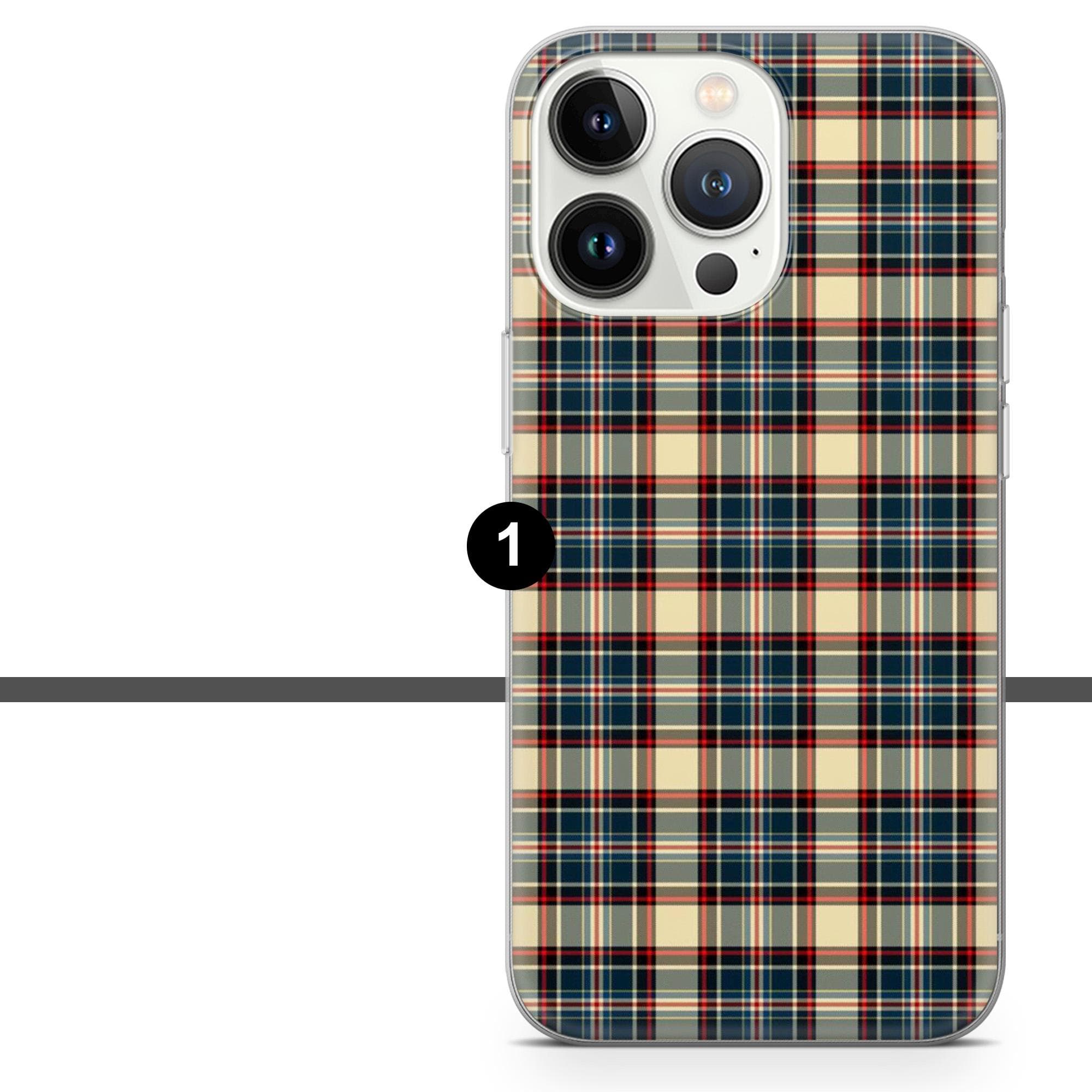 Tartan Phone Case Plaid Flannel Cover for iPhone 17 Pro, 16, 15, 14, 13, 12, Samsung S25, S24, A16, A56, Pixel 10, 9A, 8 - image 3
