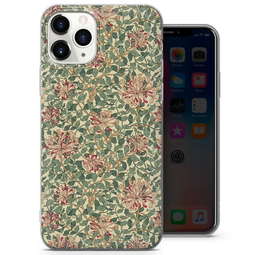 William Morris Fabric Phone Case fit for iPhone 14, 13 Pro, 12 mini, 11, XR, 7+, 7 & Samsung A50, A51, S21, A53, Huawei P20, P30 ProD111 - image 5