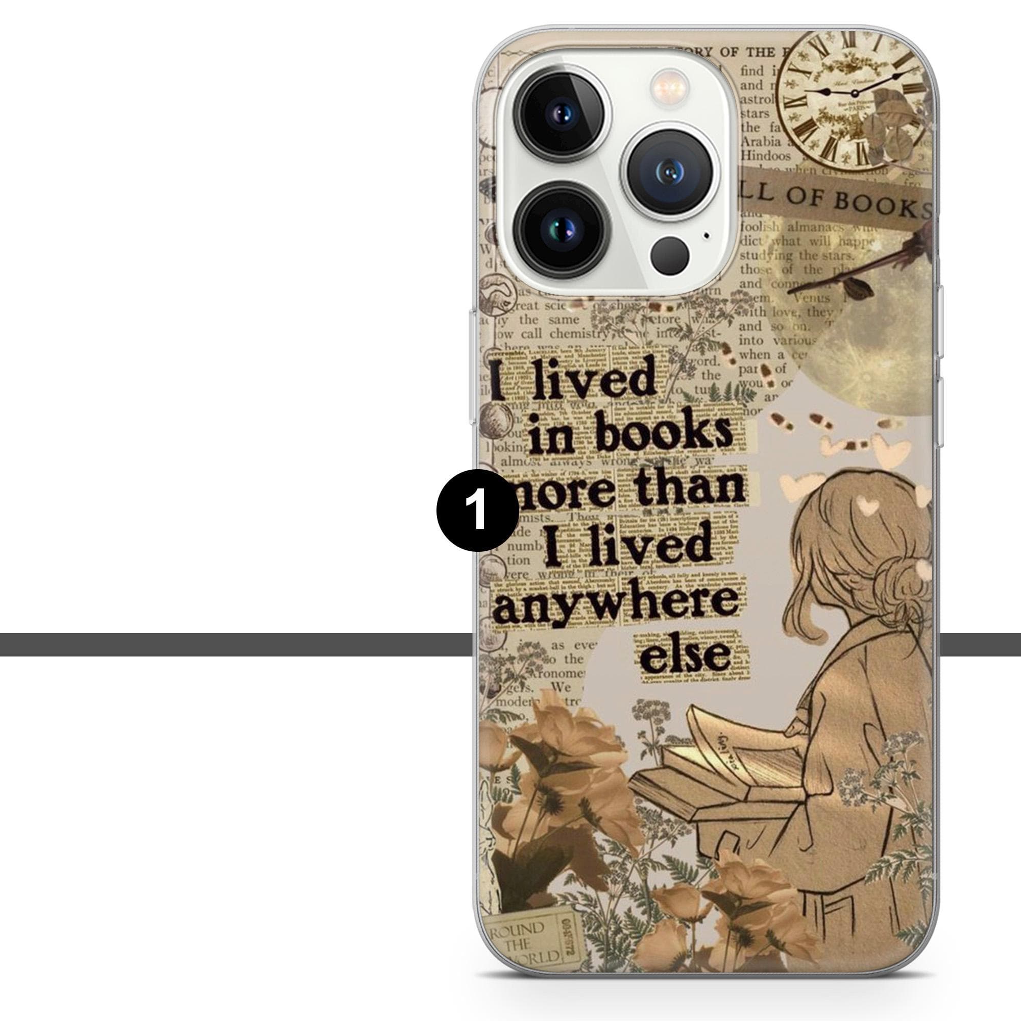Book Lover Phone Case Literary BookTok Bookish Cover for iPhone 17e, 16, 15, 14, 13, 12, Samsung S26, S25, A17, A57, Pixel 10A, 9A, 8 - image 3
