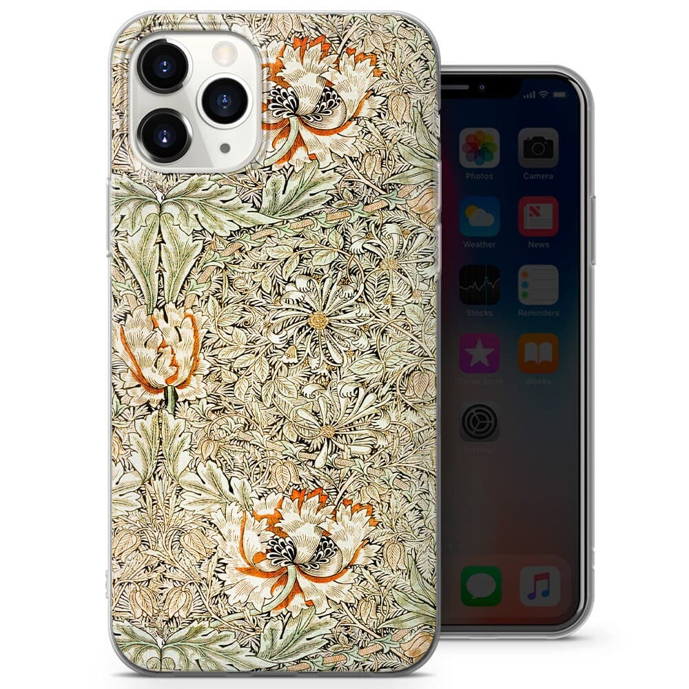 William Morris Floral Phone Case fit for iPhone 14, 13 Pro, 12 mini, 11, XR, 7+, 7 & Samsung A50, A51, S21, A53, Huawei P20, P30 ProD113 - image 4