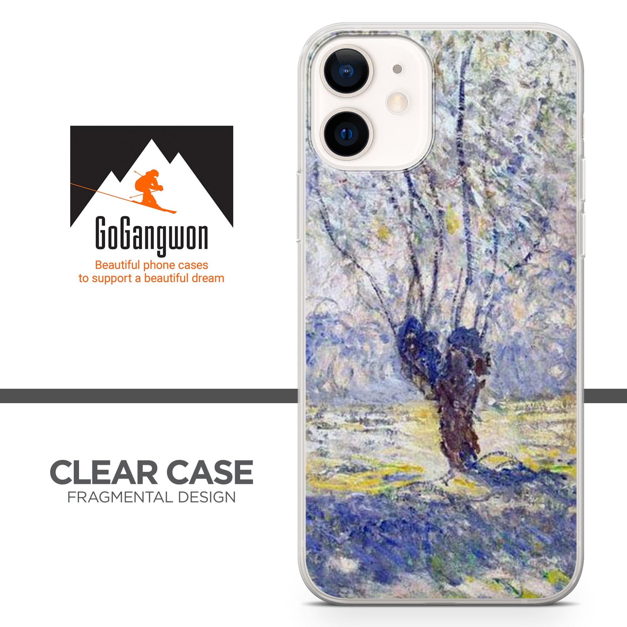 Art Paintings Claude Monet Phone Case for iPhone 14, 13 Pro, 12 mini, 11, XR, 7+, 7 & Samsung A50, A51, S21, A53, Huawei P20, P30 Pro D20 - image 3