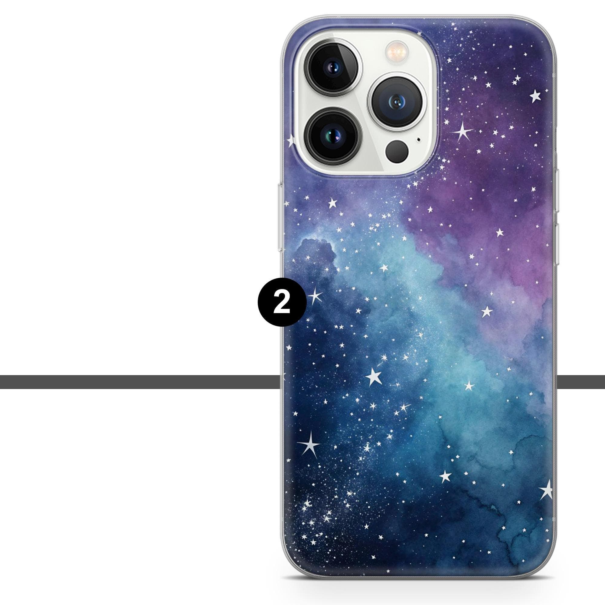 Night Sky Phone Case Stars Celestial Cover for iPhone 17 Pro, 16, 15, 14, 13, 12, Samsung S25, S24, A16, A56, Pixel 10, 9A, 8 - image 4