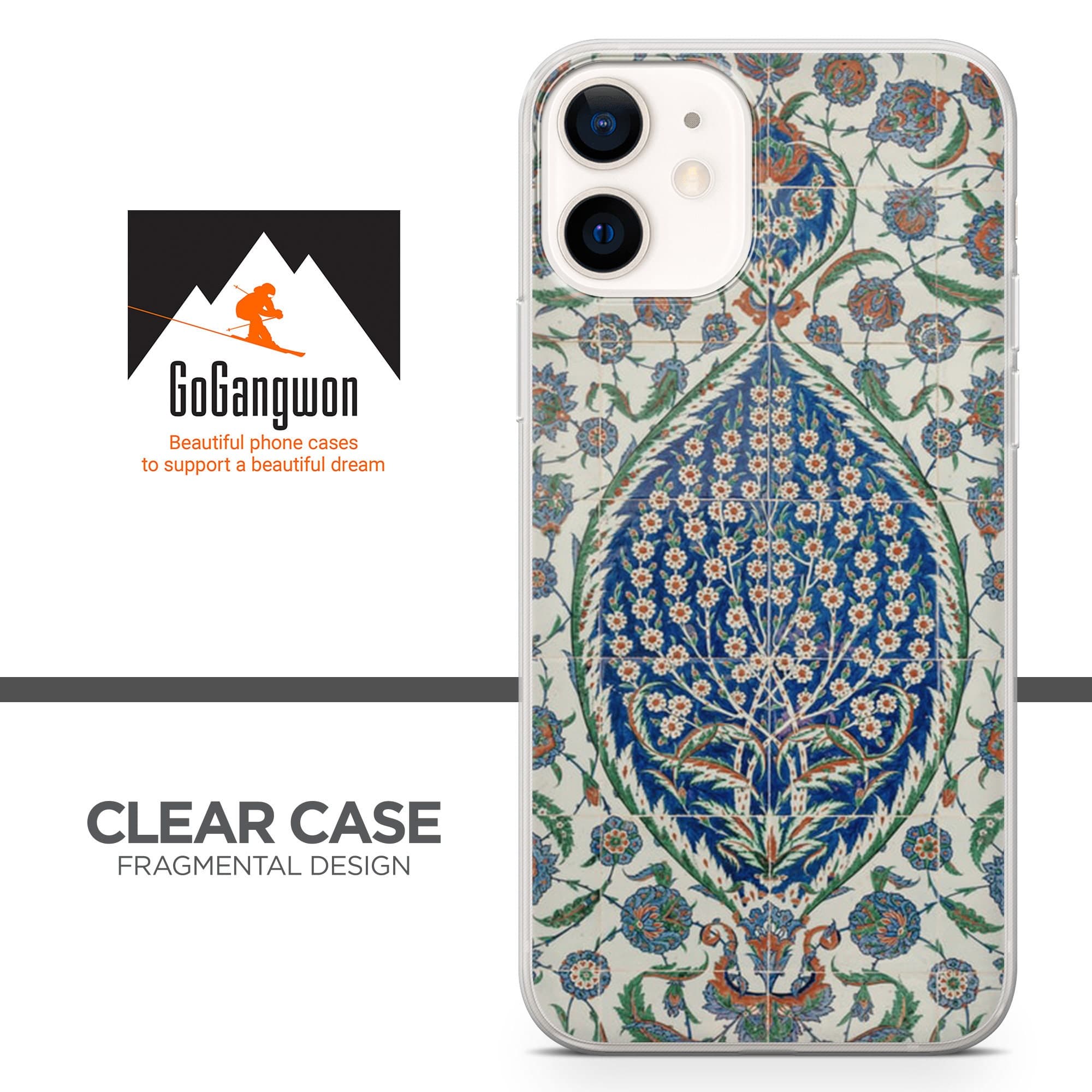 Moroccan Tiles Design Phone Case for iPhone 14, 13 Pro, 12 mini, 11, XR, 7+, 7 & Samsung A50, A51, S21, A53, Huawei P20, P30 Pro D53 - image 5