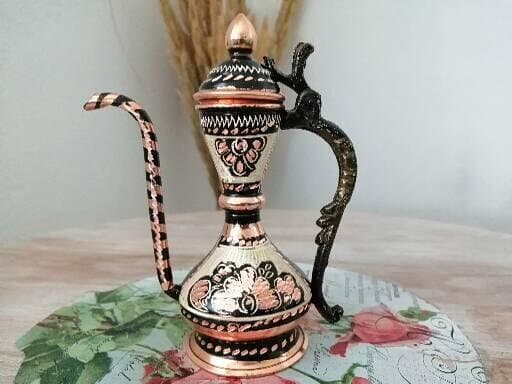 Vintage Vase,Handcrafted Copper, Oriental Copper, Authentic Copper, Kitchen Decor, Hammered pitcher - image 3