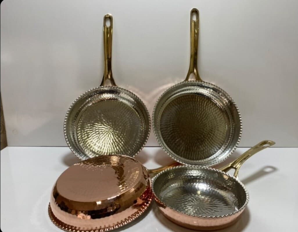 Frying Copper Frying Pan, Hand Forged Frying Pan, Master Cef Frying Pan, Turkish Handmade Copper Frying Pan, Mother's  Ceff Pan - image 5