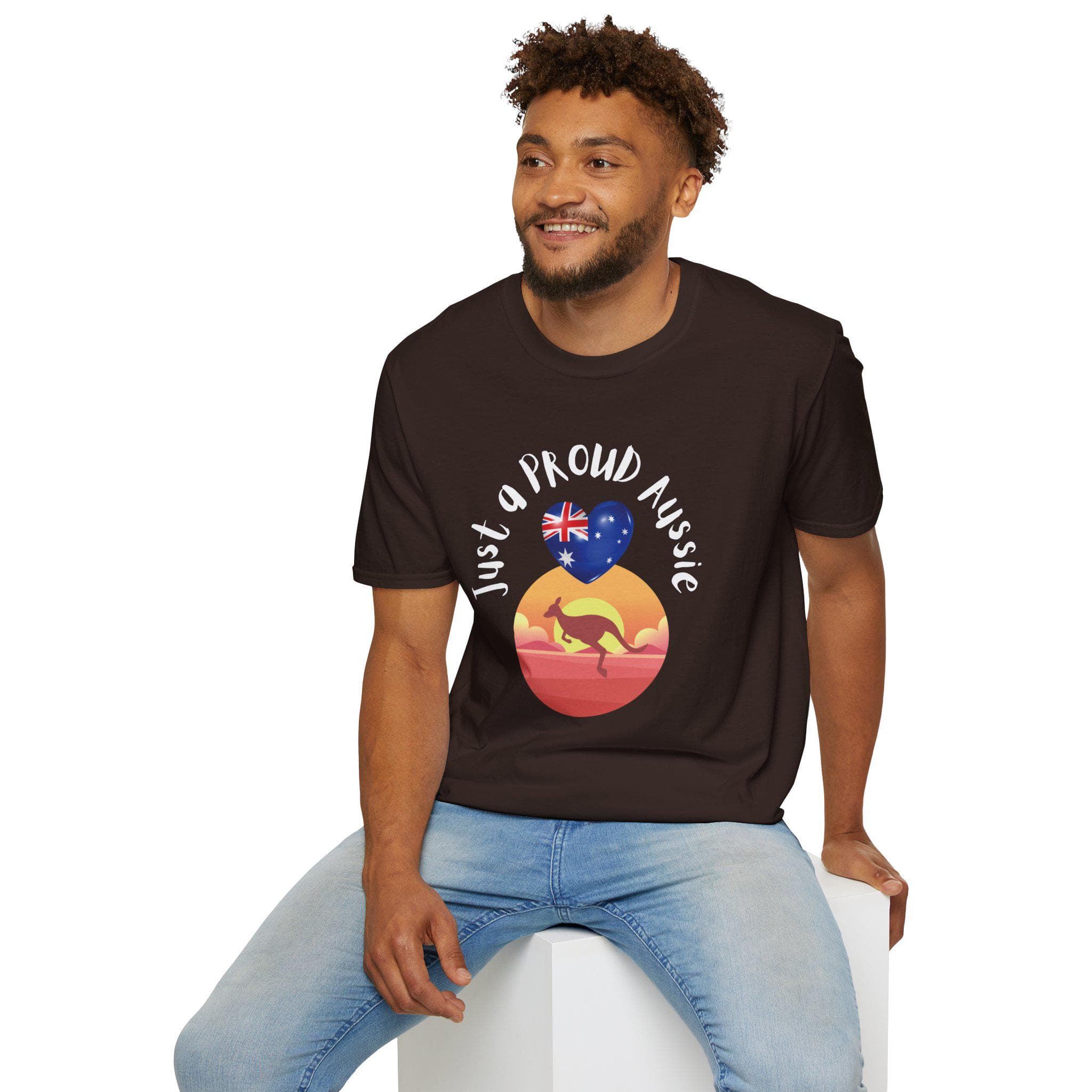 Introducing our "Just a Proud Aussie" shirt, the perfect way to show off your love for Australia. Crafted with care on a premium Gildan 64000 shirt, it features an Australian flag printed in Heart shape, with a Kangaroo jumping in front of sun, and the wording printed as "Just a Proud Aussie". Its available in various attractive colors and sizes (XS-5XL). it's a badge of honor for Aussies everywhere.
Proud Aussie Shirt, Unisex Australian Tee, Australia Day shirt, Australia Day T-shirt