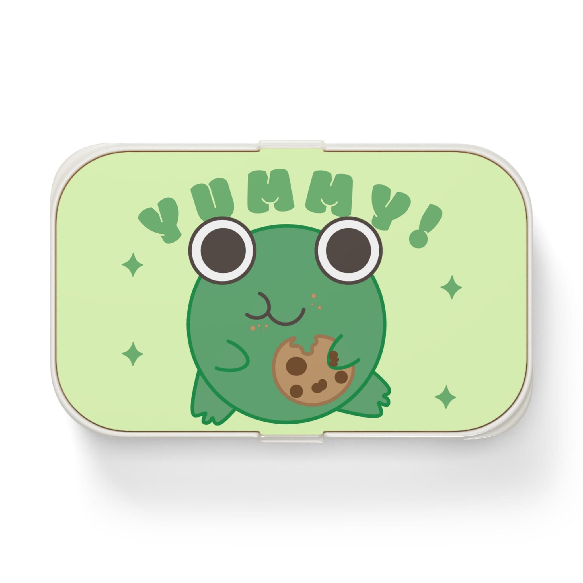 Frog Bento Box for Adults, Cute Green Adult Japanese Lunch, Wood, Wooden, Korean Food Bag