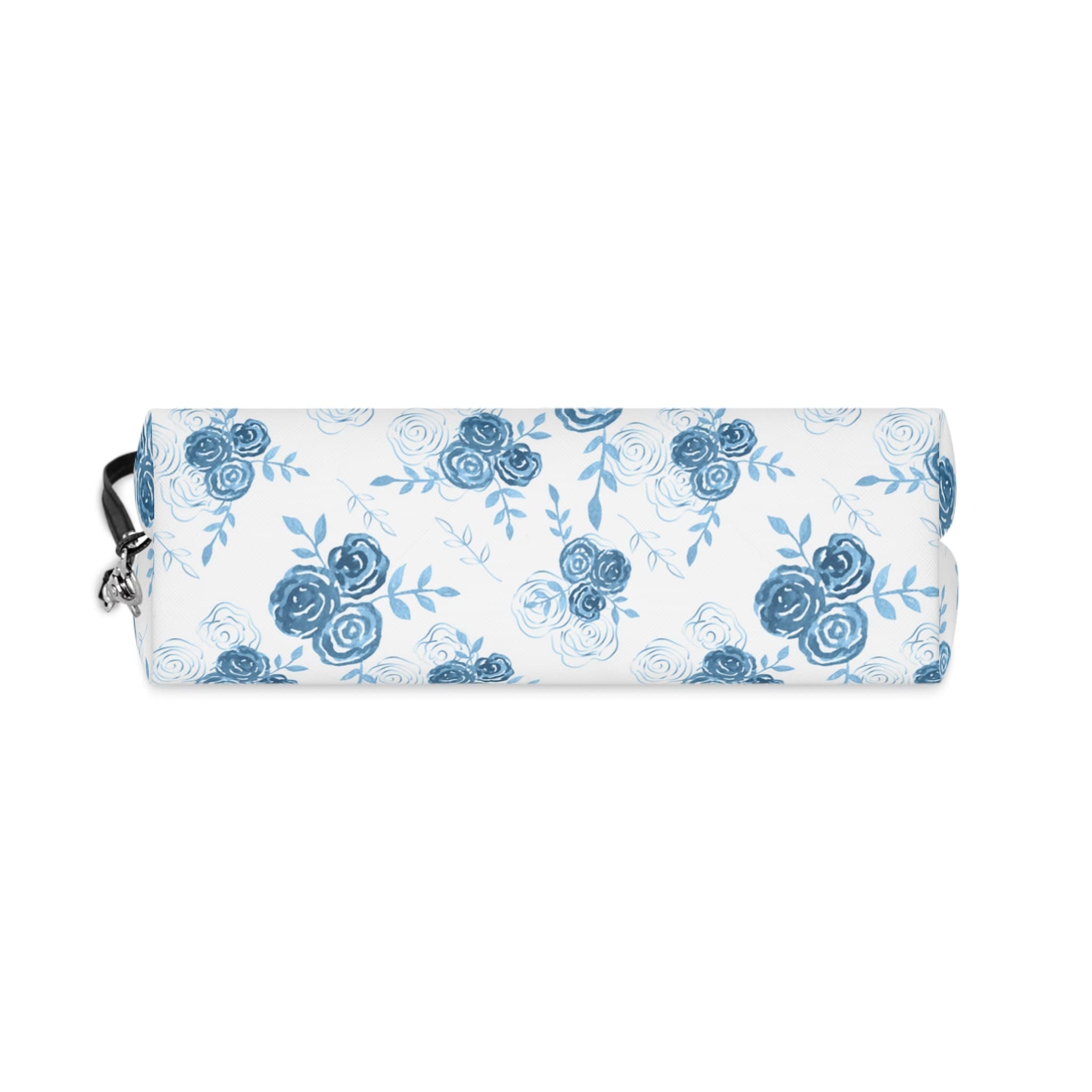 Coquette Makeup Bag, Beauty Bag, Floral Blue Pouch, Toiletry Women, Cosmetic, Travel, Cute Gift for Bride, Gift for Bridesmaid, Gift for Her - image 5