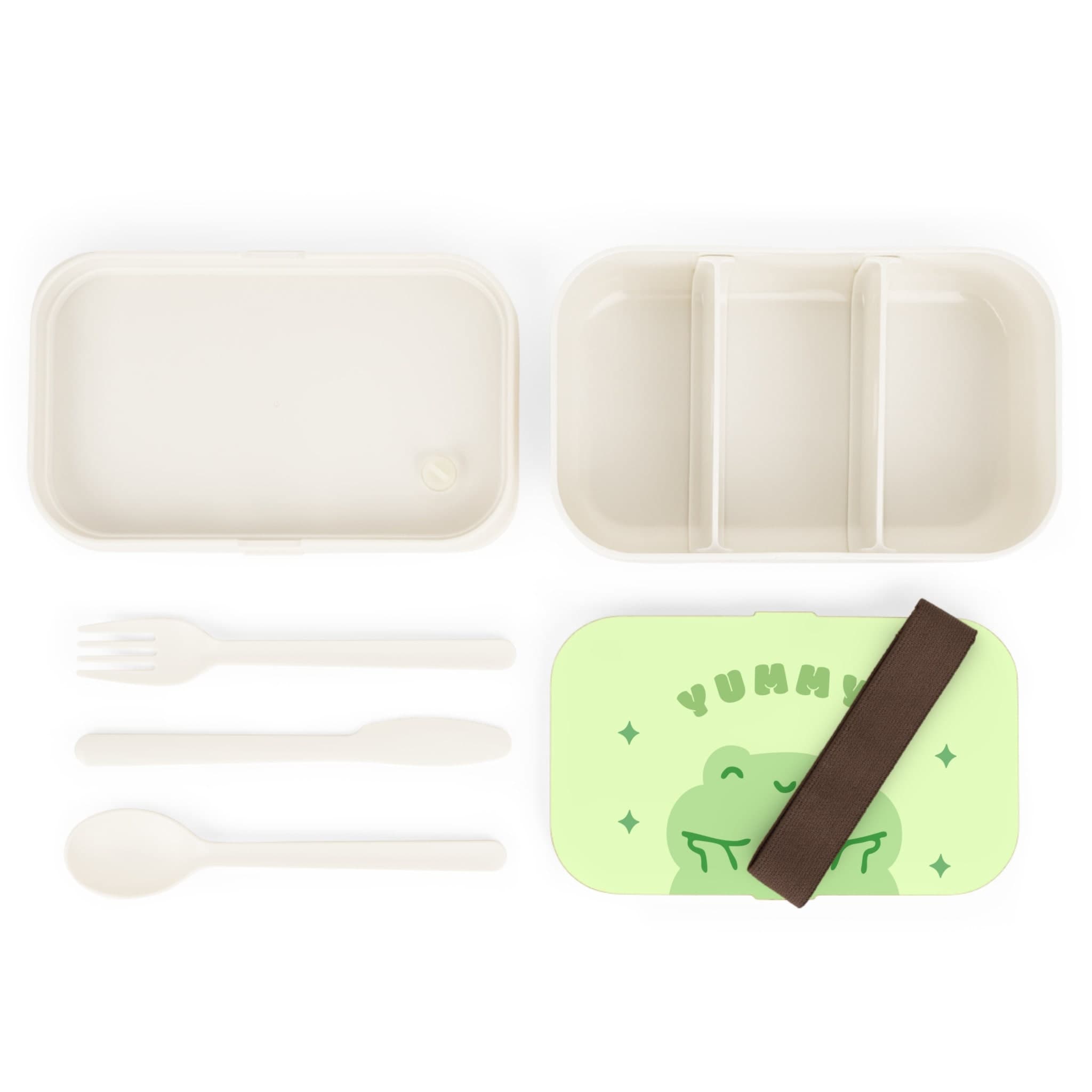 Frog Bento Lunch Box for Adults, Cute Green Adult Japanese Lunch, Wood, Wooden, Korean Food Bag - image 5