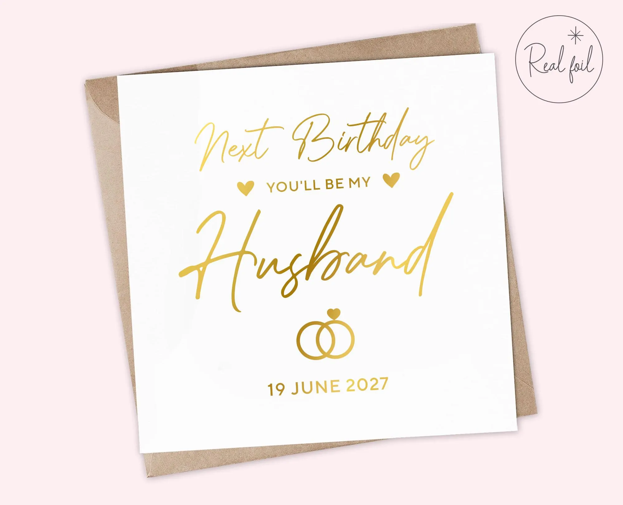 Fiance Birthday Card, Next Birthday Husband Card, Fiance Birthday Card For Him, Fiance Birthday Gift For Him, Happy Birthday Fiance