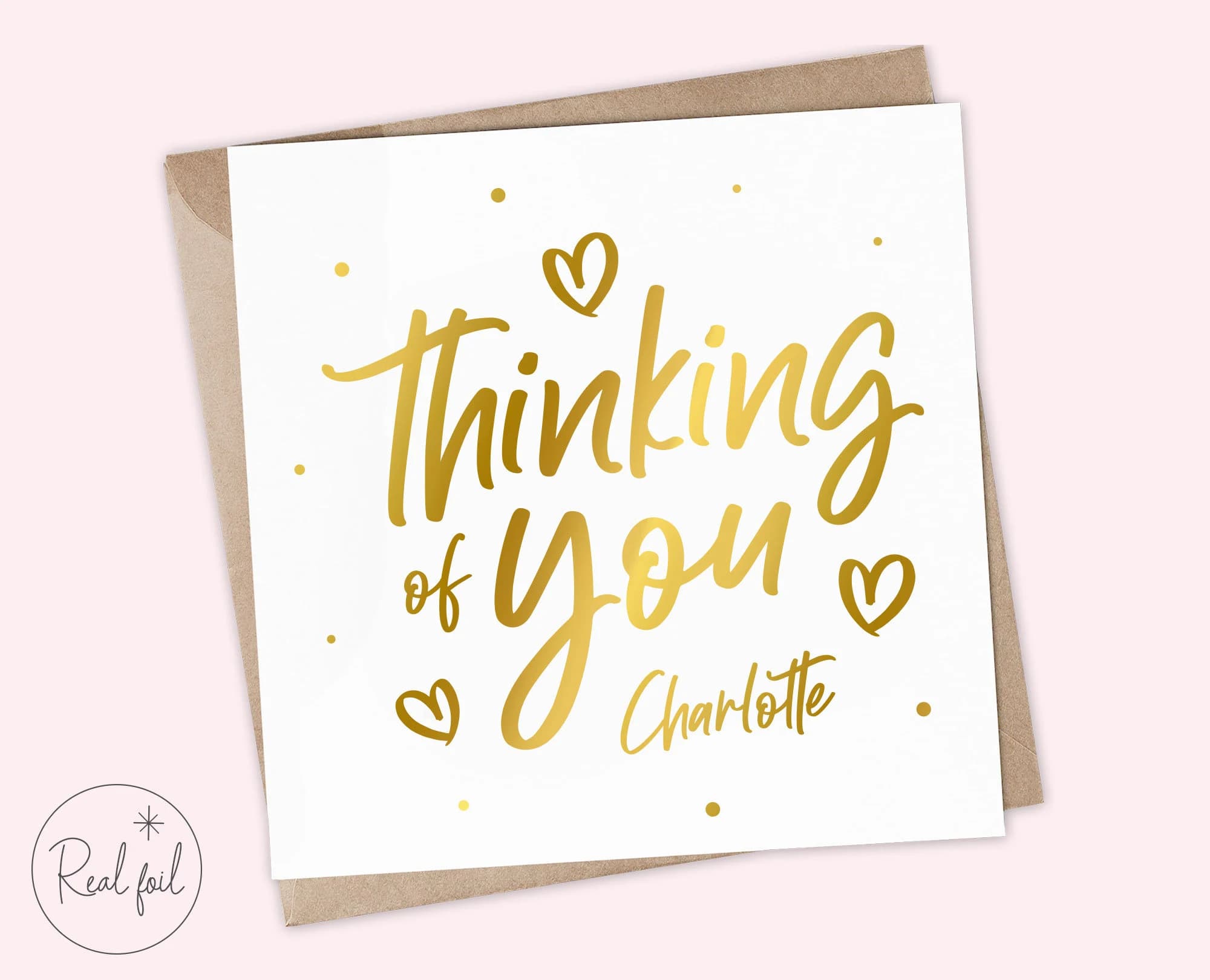 Personalised Sympathy Card - Thinking of You During This Difficult Time