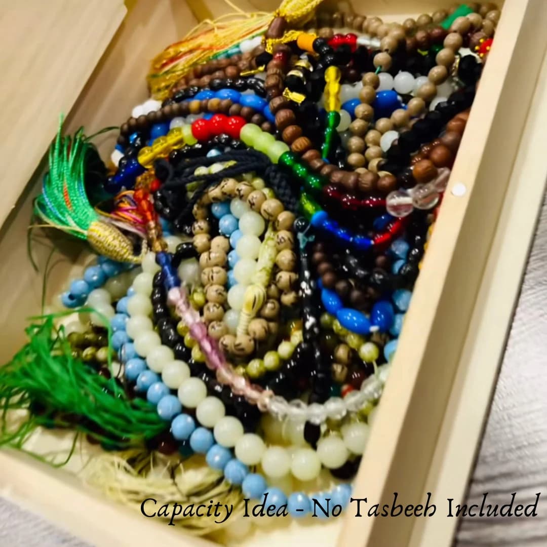Labbaik Ya Hussain Tasbeeh Box, Laser Engraved Turah Box, Salah Prayer Beads Accessories Islamic Arabic Calligraphy Ahlulbayt Shia - image 5
