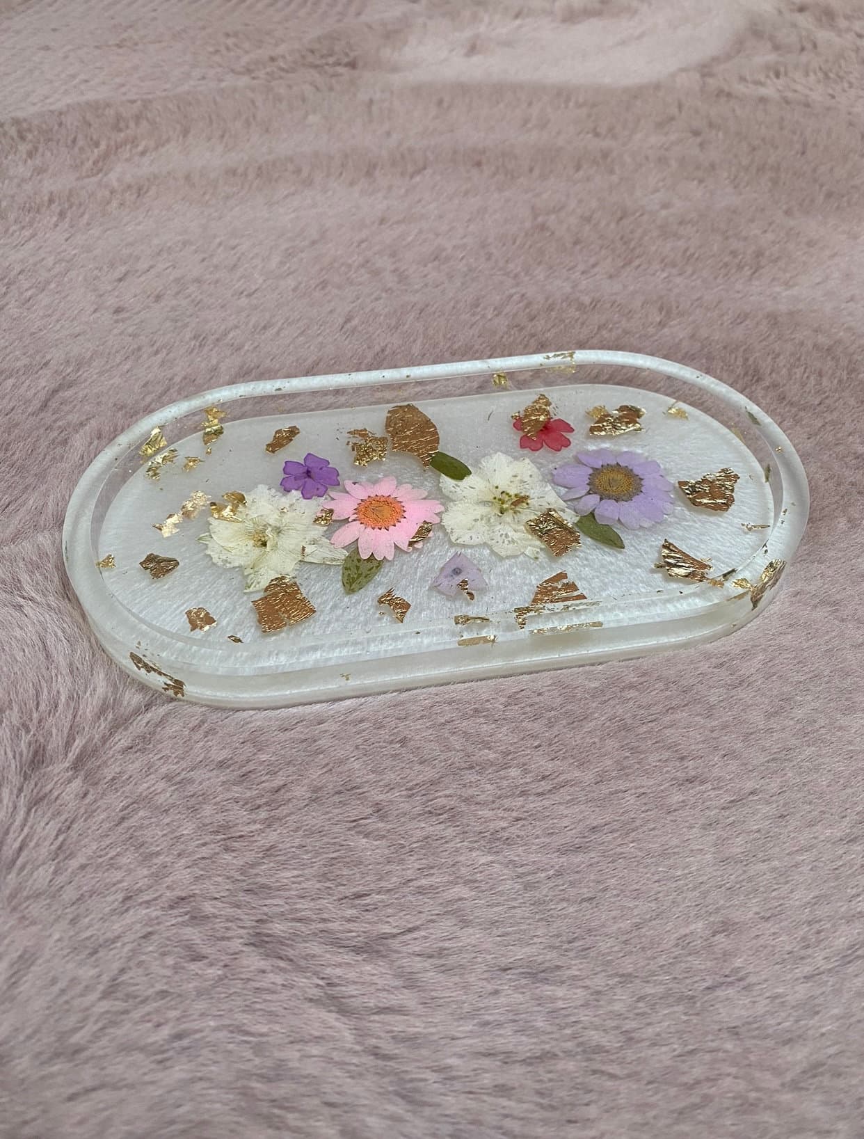 Resin Trays (18xm x 9.5cm) | Jewellery Dish | Trinket Dish | Bathroom Tray | Dining Table Decor | Decorative Tray - image 3