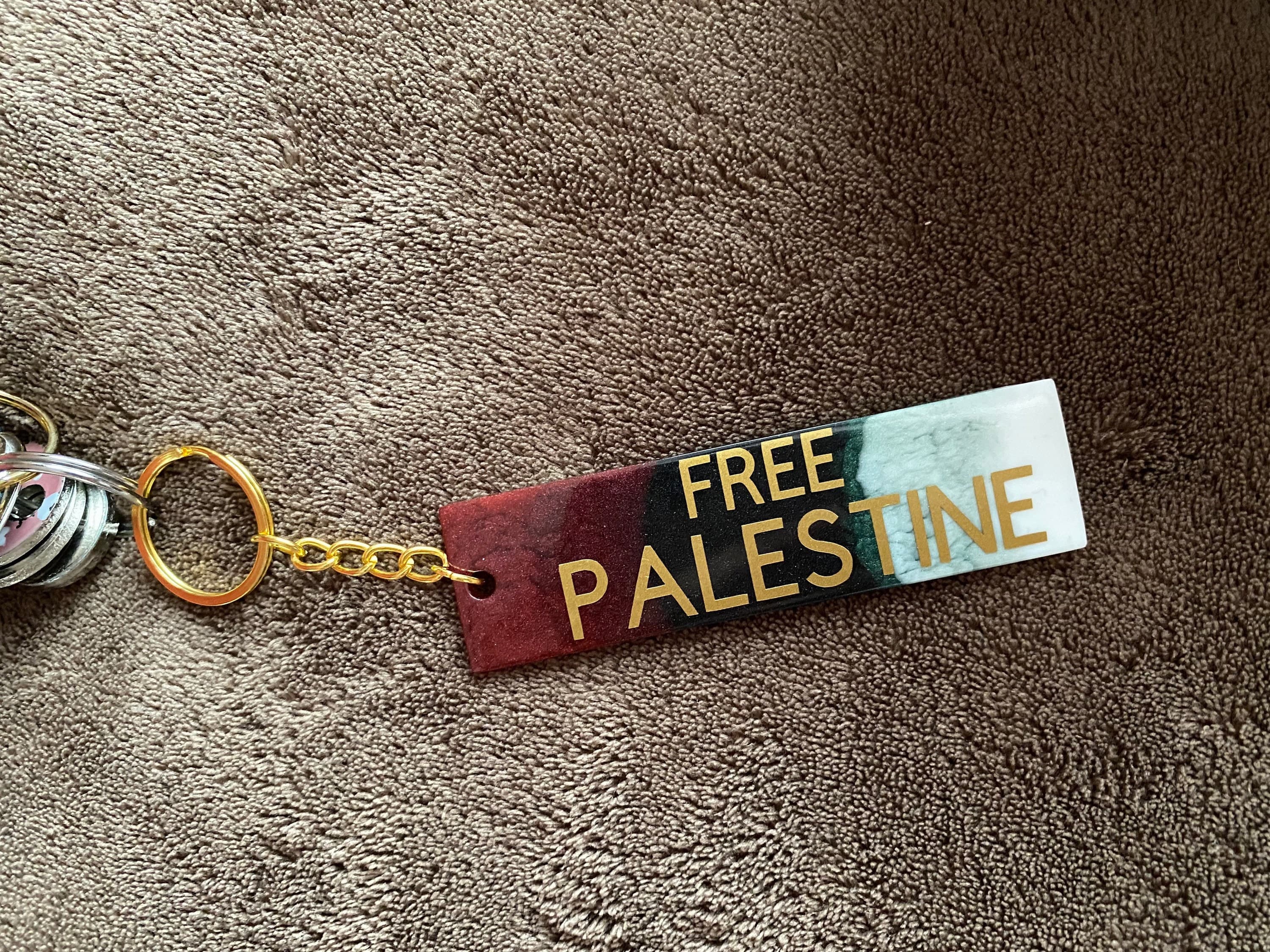 Free Palestine Resin Keyring | Keyring