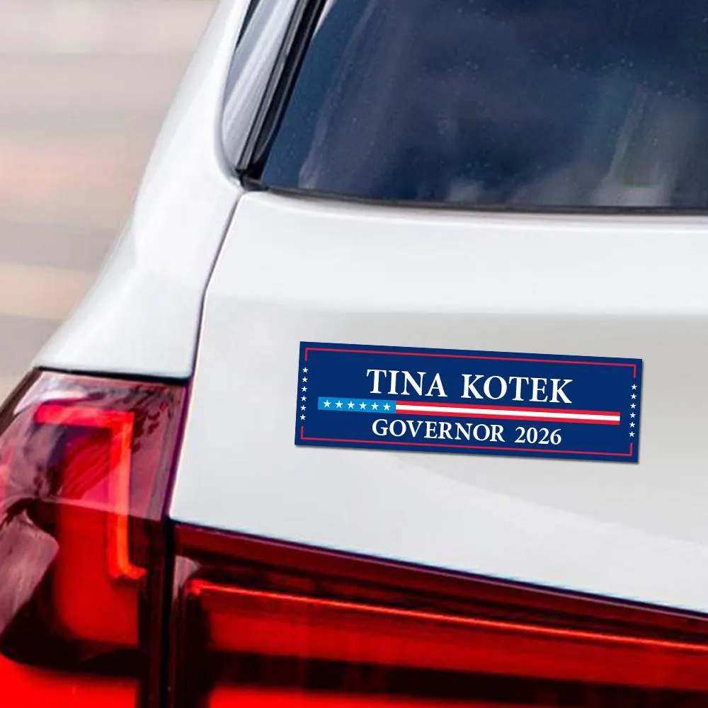 Tina Kotek For Oregon Governor 2026 Car Magnet - Vote Tina Kotek Vehicle Magnet, Oregon Governor Elections 2026 Magnet - 10" x 3"