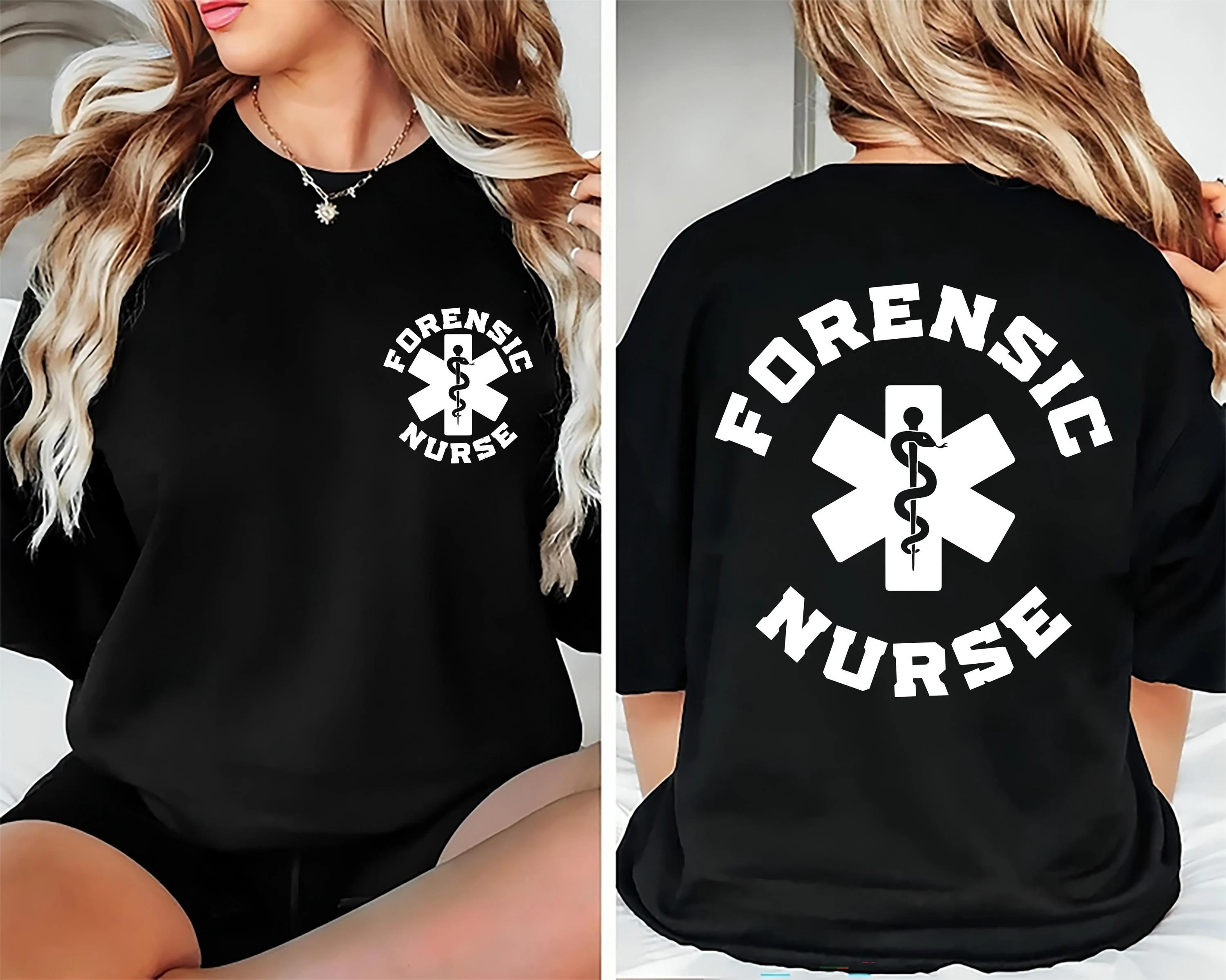 Forensic Nurse Shirt, Corrections Nurse Shirt, Correctional Prison Nurse Tee, Nurse Appreciation Shirt, Gifts for Nurses, Front Back