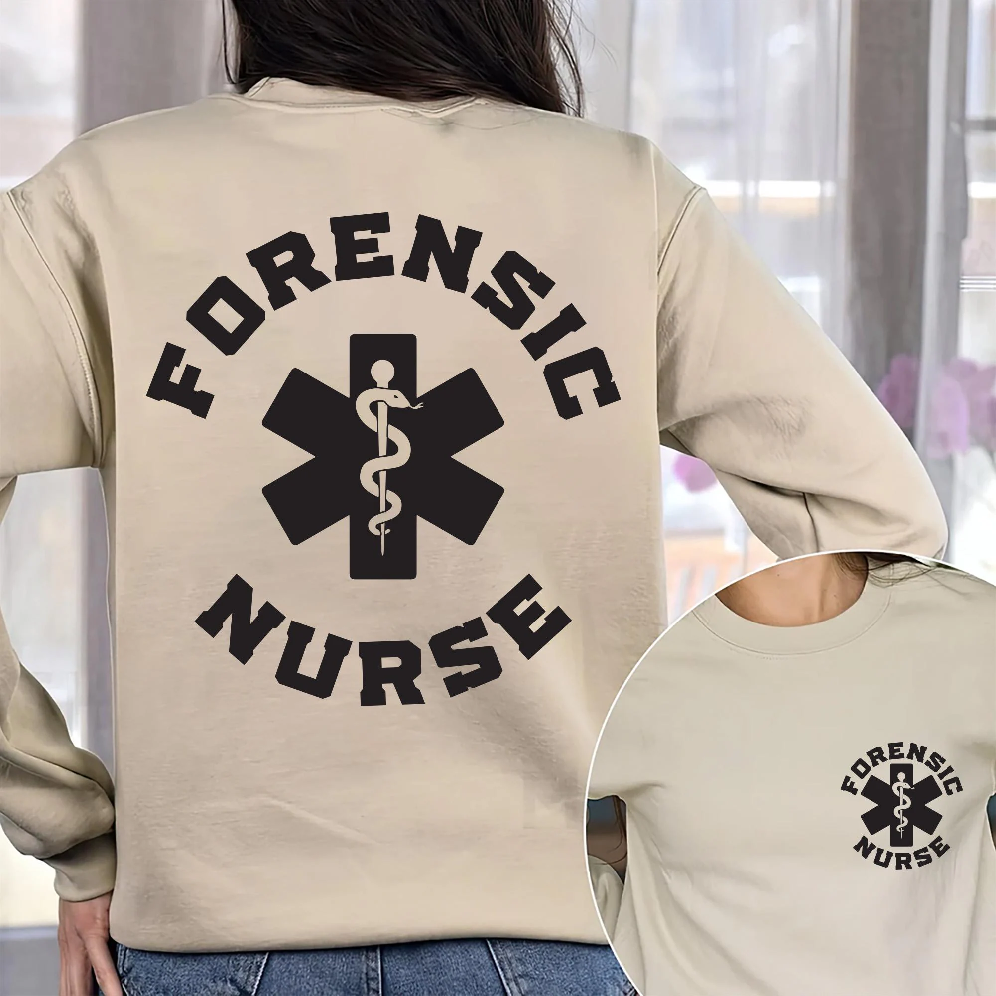 Forensic Nurse Shirt, Corrections Nurse Shirt, Correctional Prison Nurse Tee, Nurse Appreciation Shirt, Gifts for Nurses, Front Back - image 4