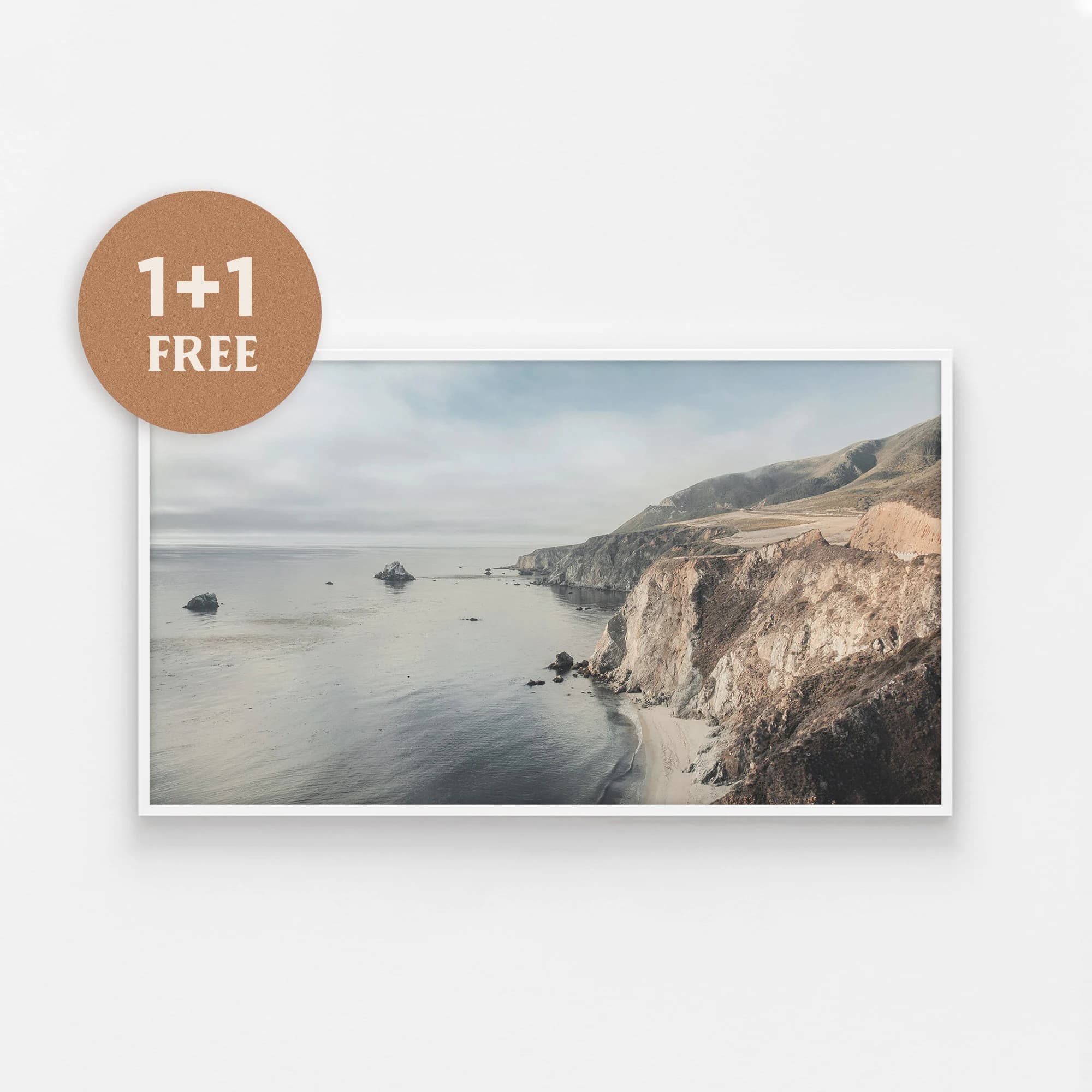 Samsung Frame TV Art, Ocean Sea, Coastal Digital Art Beach Prints, Cliff Ocean, Instant Download Art, Art for Frame TV, Frame Art TV Prints