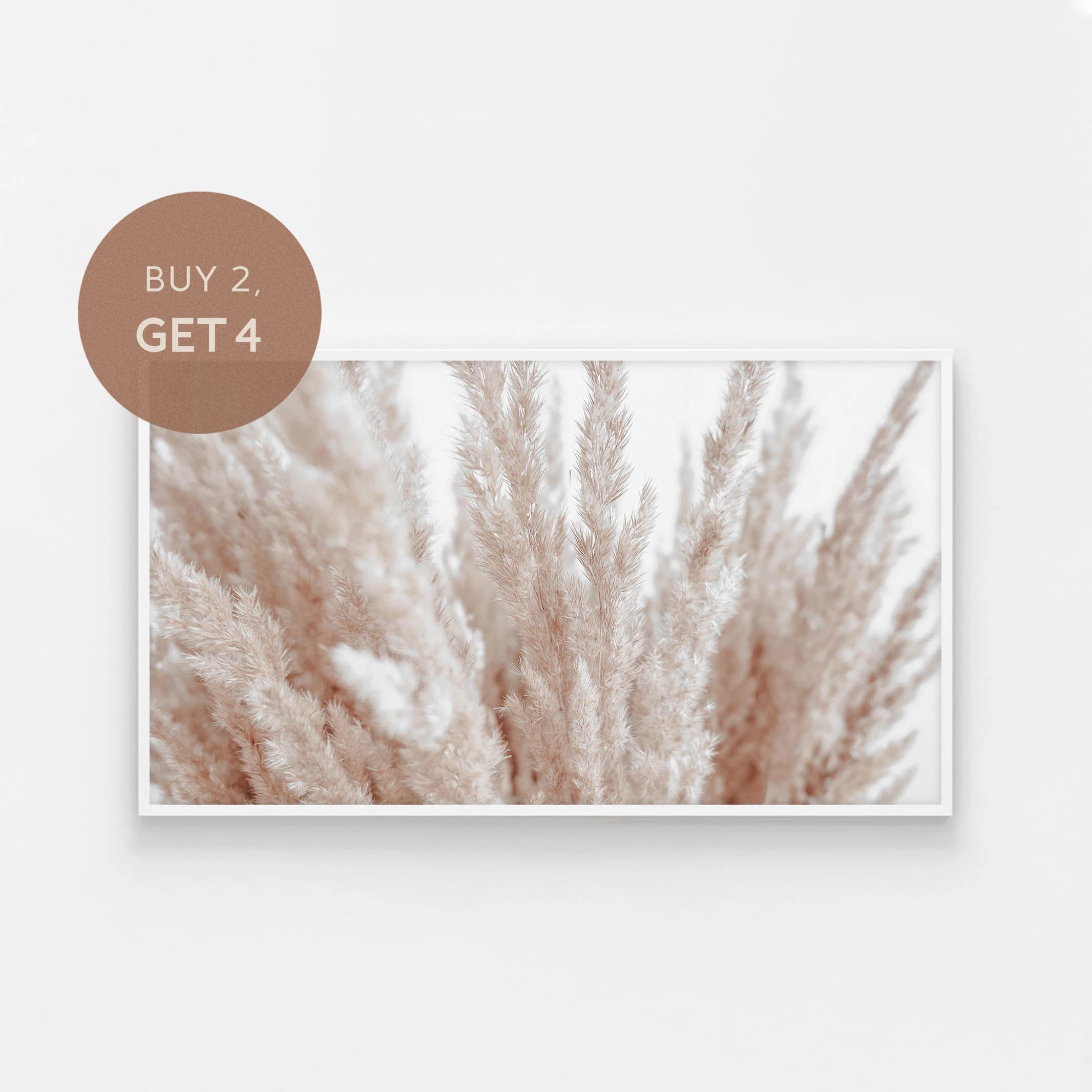 Samsung Frame TV Art, Pampas Grass Decor , Farmhouse Decor, Neutral Samsung Art, Dried Grass, Modern Autumn Theme, Samsung Digital Art