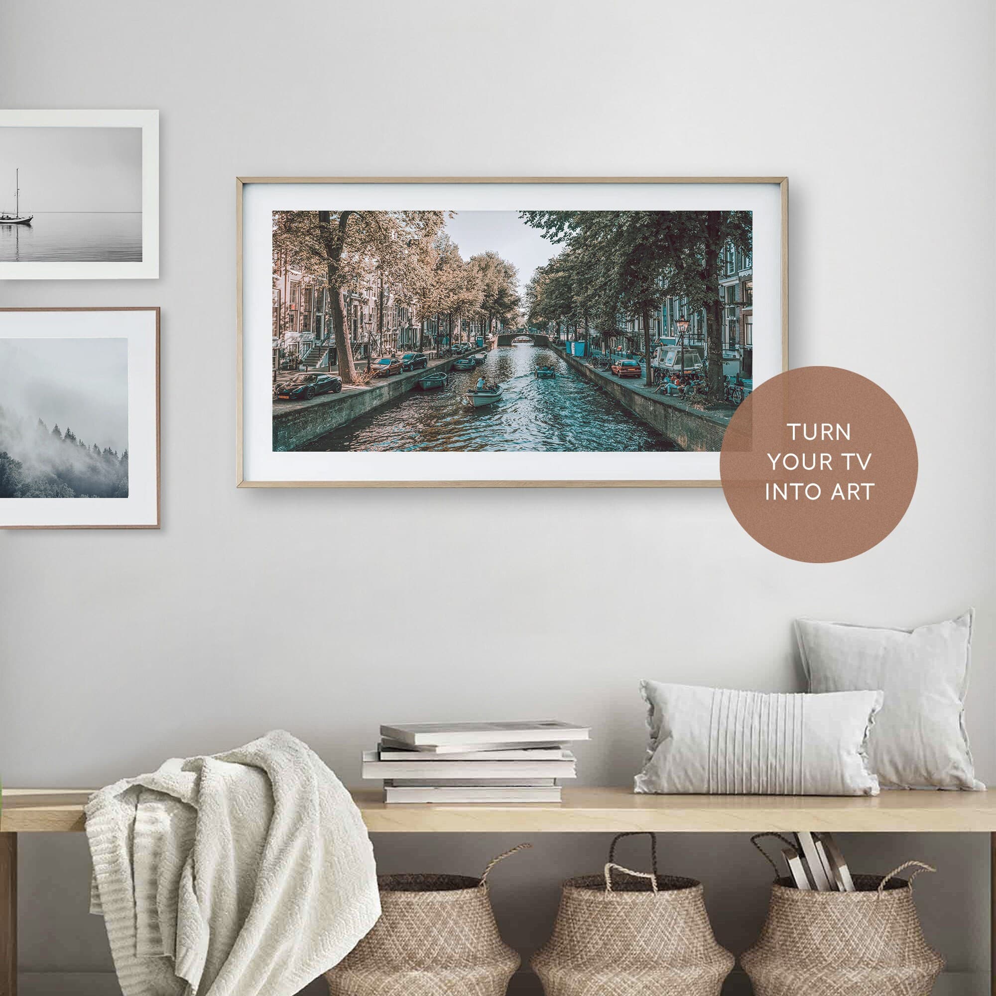 Samsung Frame Tv Art, Amsterdam Photo Vintage Photography Art, Canal Art, Europe City Art, Netherlands Art, Holland Travel, For Frame Art TV - image 3