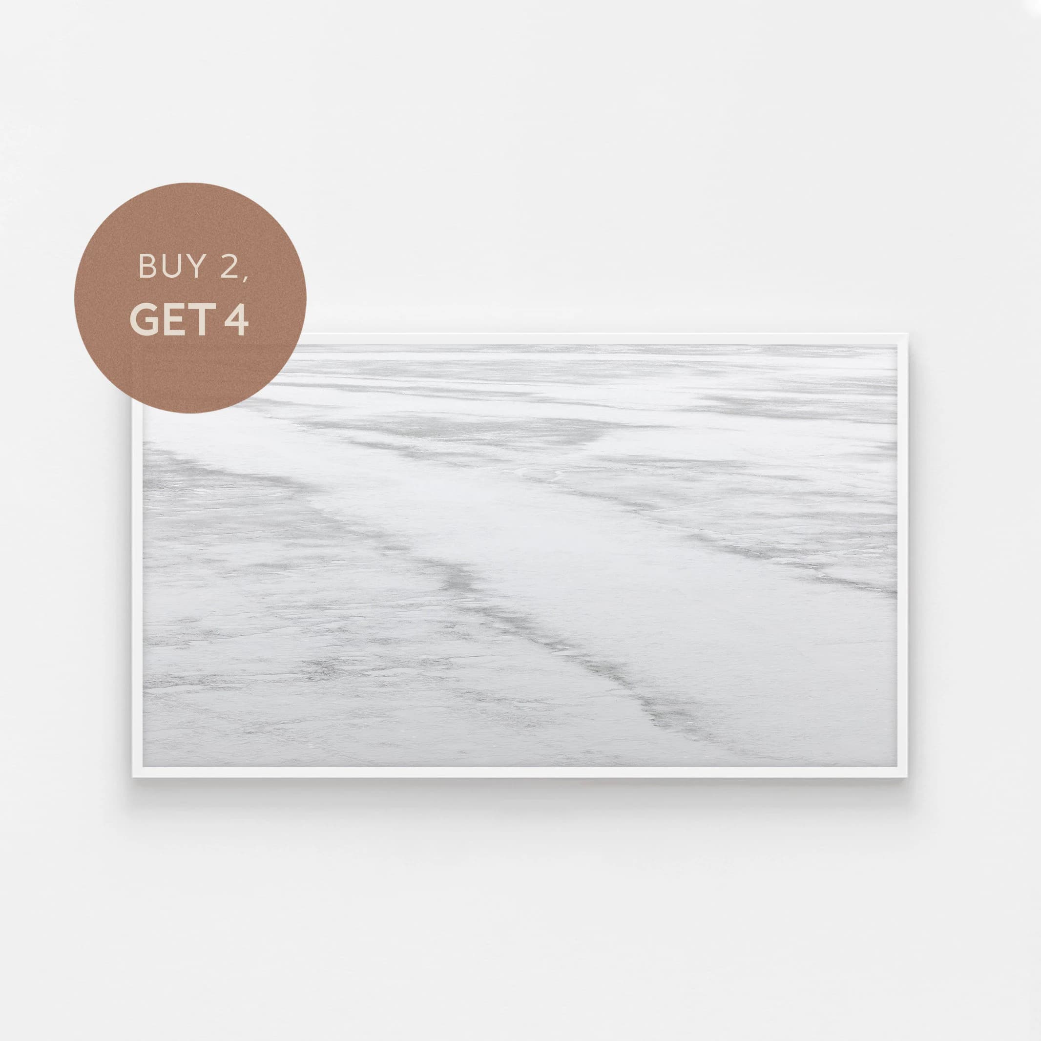 Samsung Frame TV Art, Coastal Digital Art, Grey Sand Beach, Abstract Photo, Art for TV, Black and White Art, Modern Coastal Ocean Beach Art