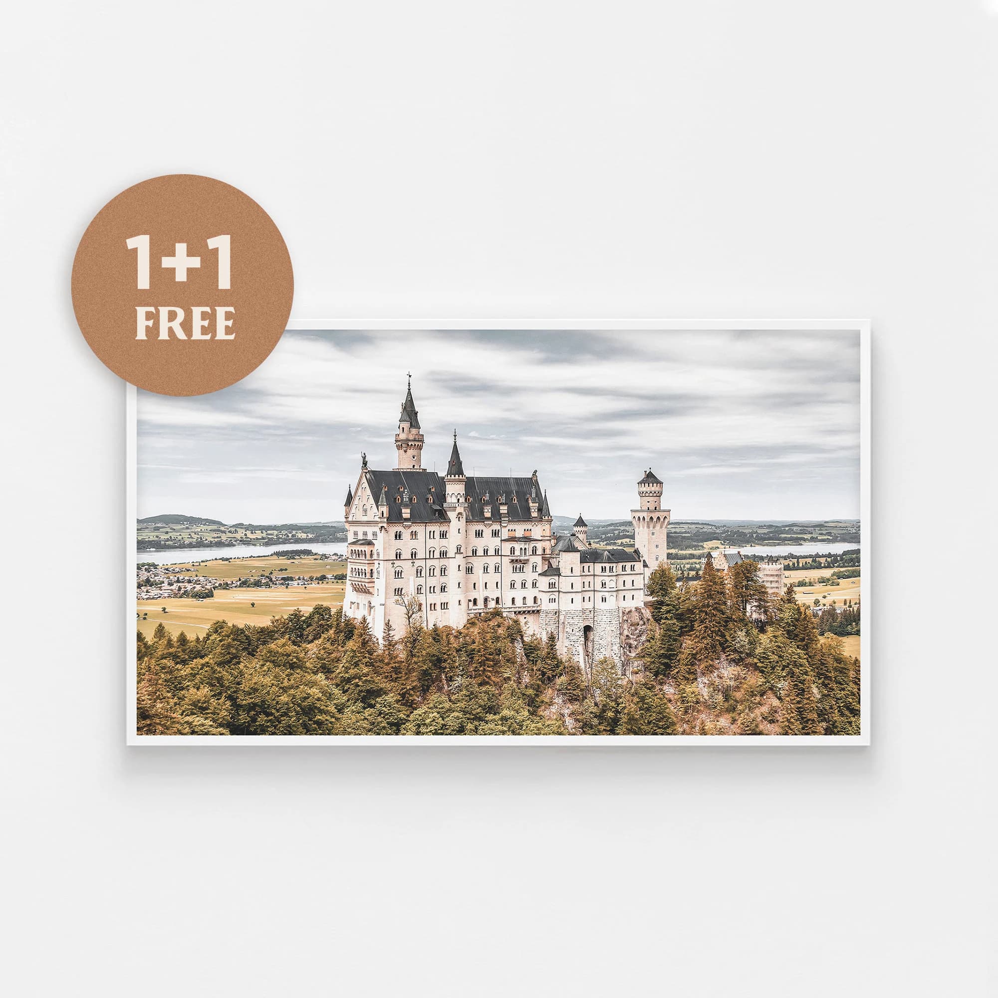Samsung Frame TV Art, Neuschwanstein Castle, Frame Tv Castle Art, Castle Photo, Europe Travel Photo, Fall Autumn Art for Tv, Germany Frame