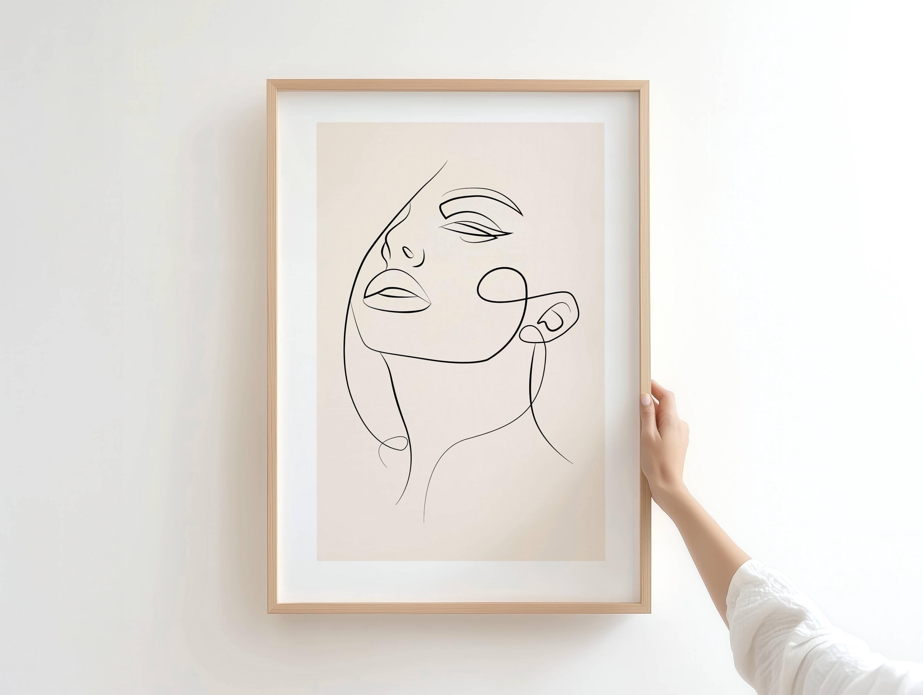 Minimalist Line Art Print Set of 3 | Abstract Female Body Wall Art | Neutral Modern Home Decor | Boho Gallery Wall Prints | A4 & A3 Artwork - image 4
