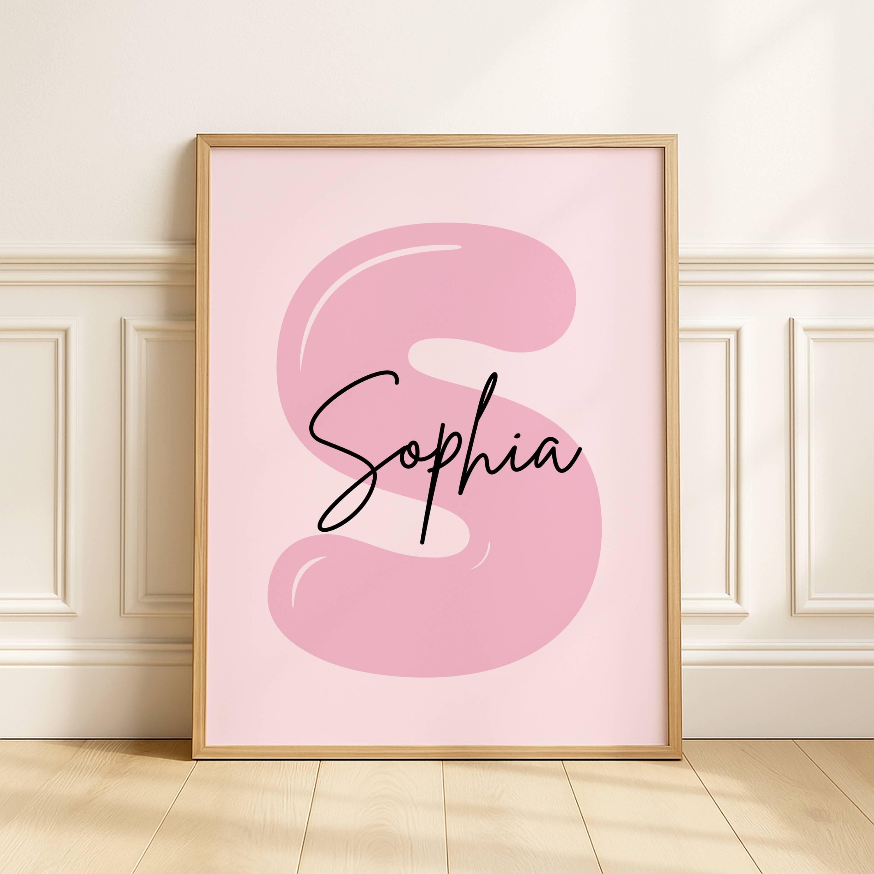 Pink Little Girl Club Nursery Prints | Boys Bedroom Wall Art Set of 3 | Modern Baby Girl Room Decor | Girly Playroom Wall Art - image 4