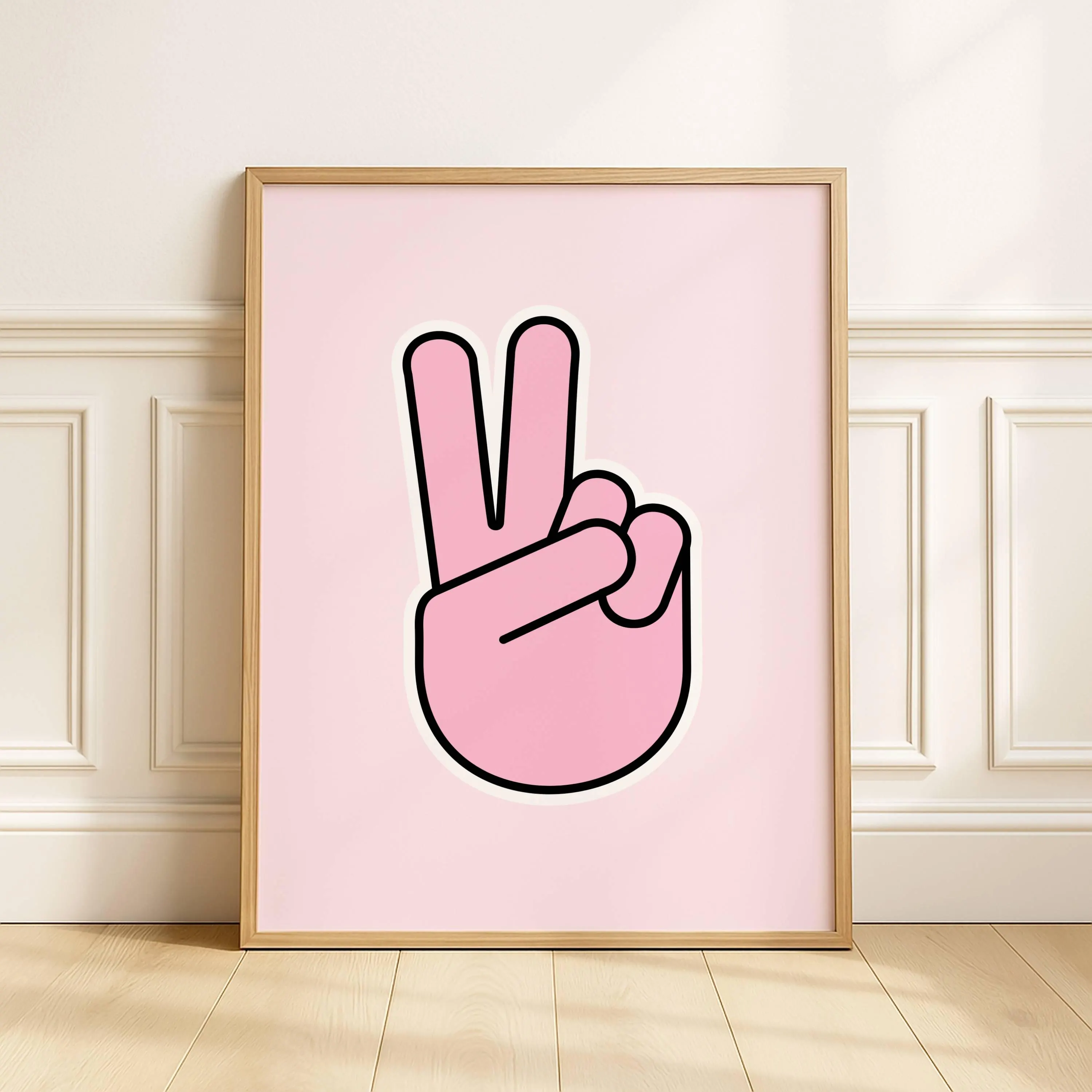 Pink Little Girl Club Nursery Prints | Boys Bedroom Wall Art Set of 3 | Modern Baby Girl Room Decor | Girly Playroom Wall Art - image 3