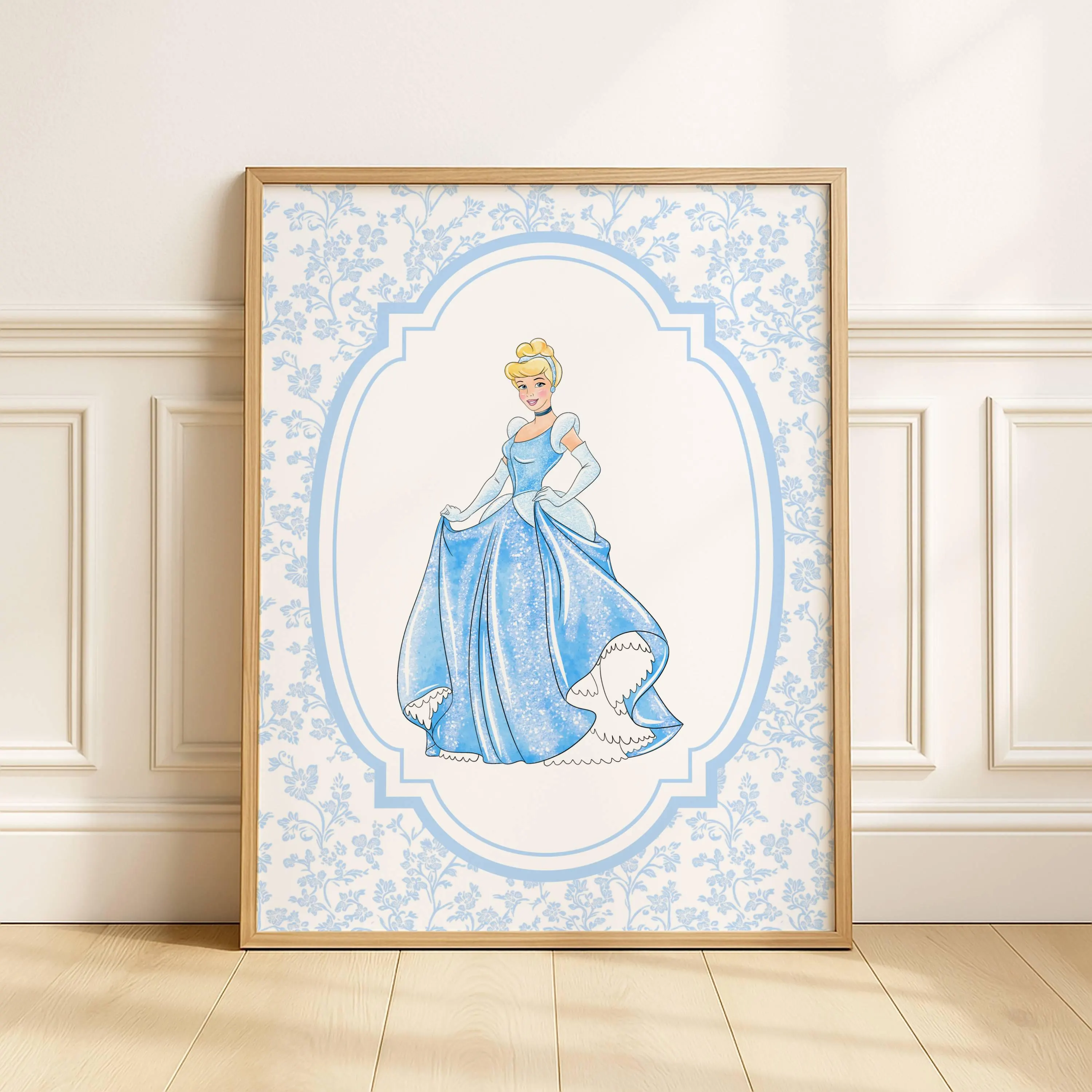 Princess Nursery Wall Art Set of 3 Prints Fairytale Princess Decor Girls Bedroom Wall Art , Choose Any 3 Designs - image 5