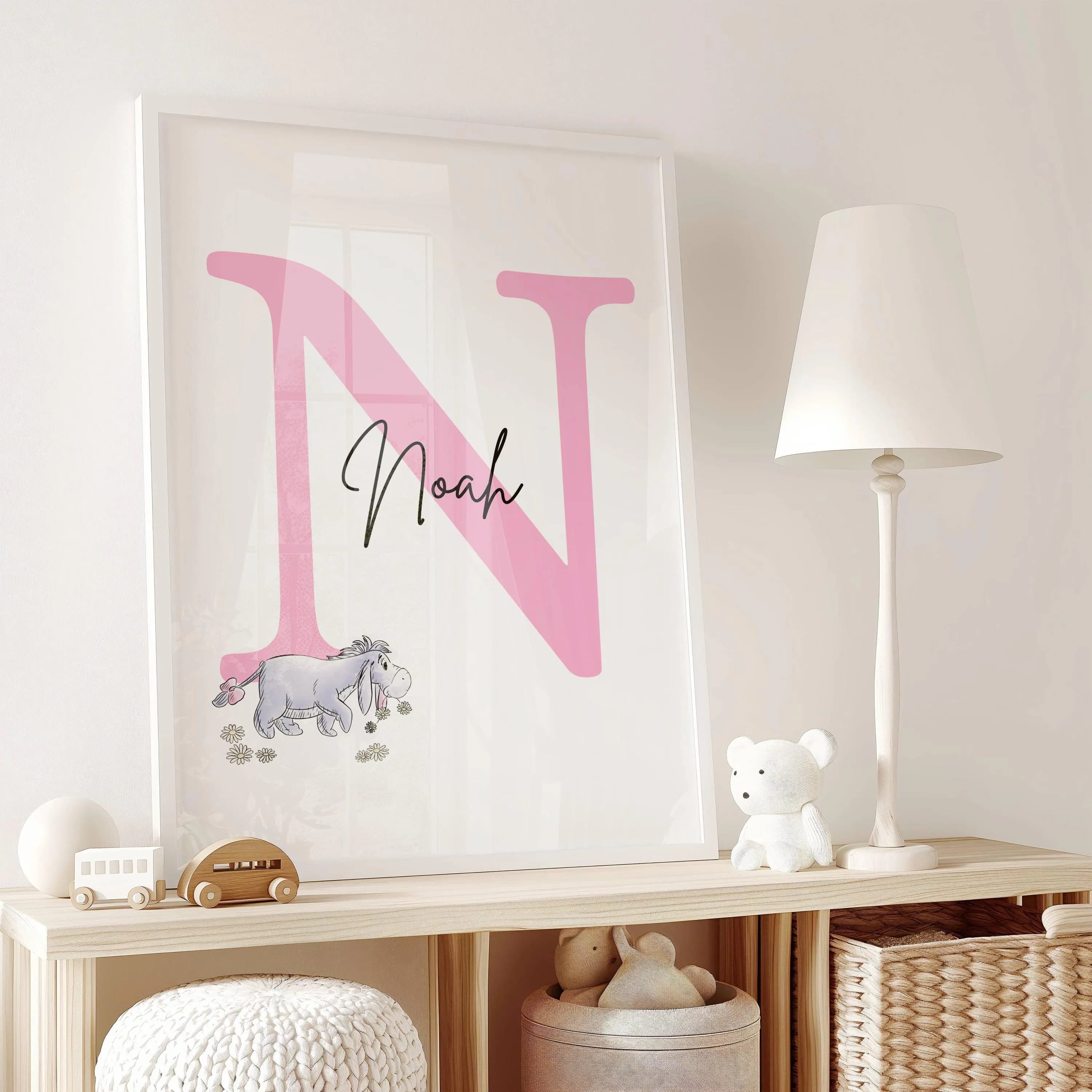 Set of 3 Pooh and Friends, Winnie the Pooh Nursery Prints: Classic Watercolour Art, Custom Nursery Wall Art Prints - image 5