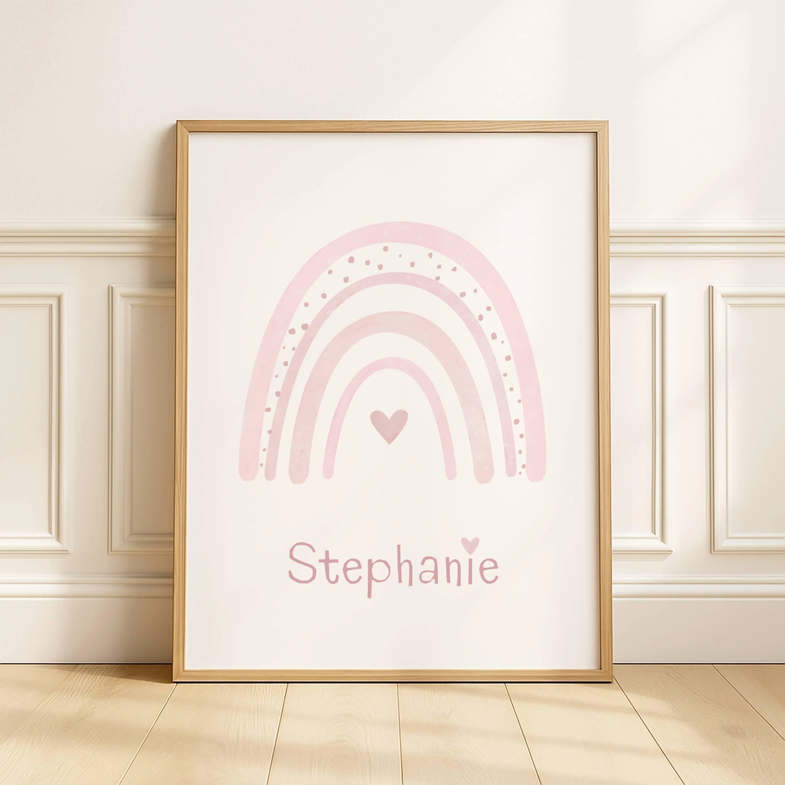 Ballerina Wall Art Set of 3 | Custom Name Nursery Prints | Pink Princess Ballet Decor | Custom Nursery Wall Art | Pastel Colours - image 5