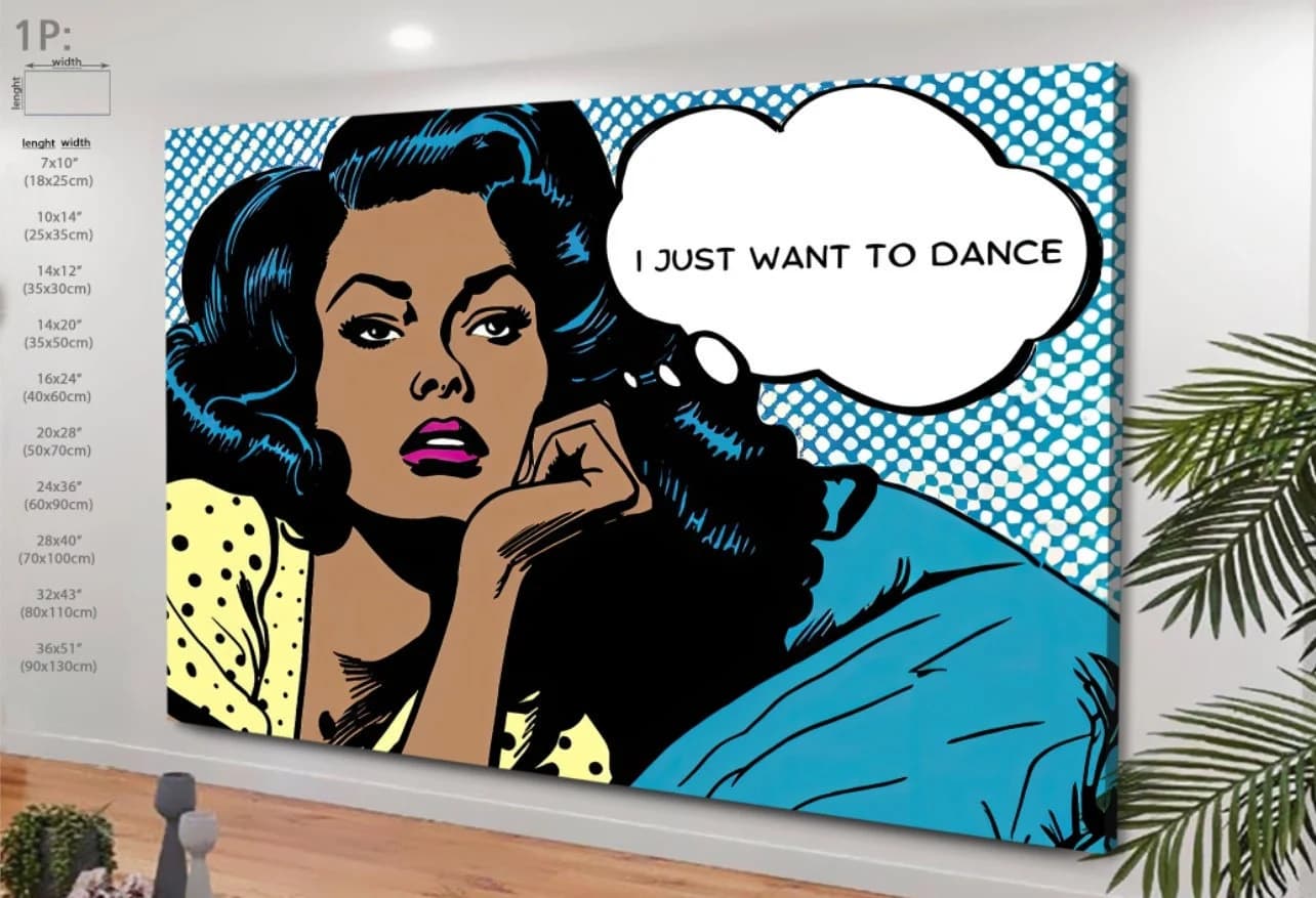 Pop Art Print, Pop Art Canvas  Wall Art, Gifts for Boyfriend, Gifts for Boys, Gifts for Dad, Gifts for Husband, Anniversary Gifts, Birthday Gifts, Gifts for Couples, Gifts for Friends, Gifts for Him, Housewarming Gifts, Personalized Gifts, Gifts