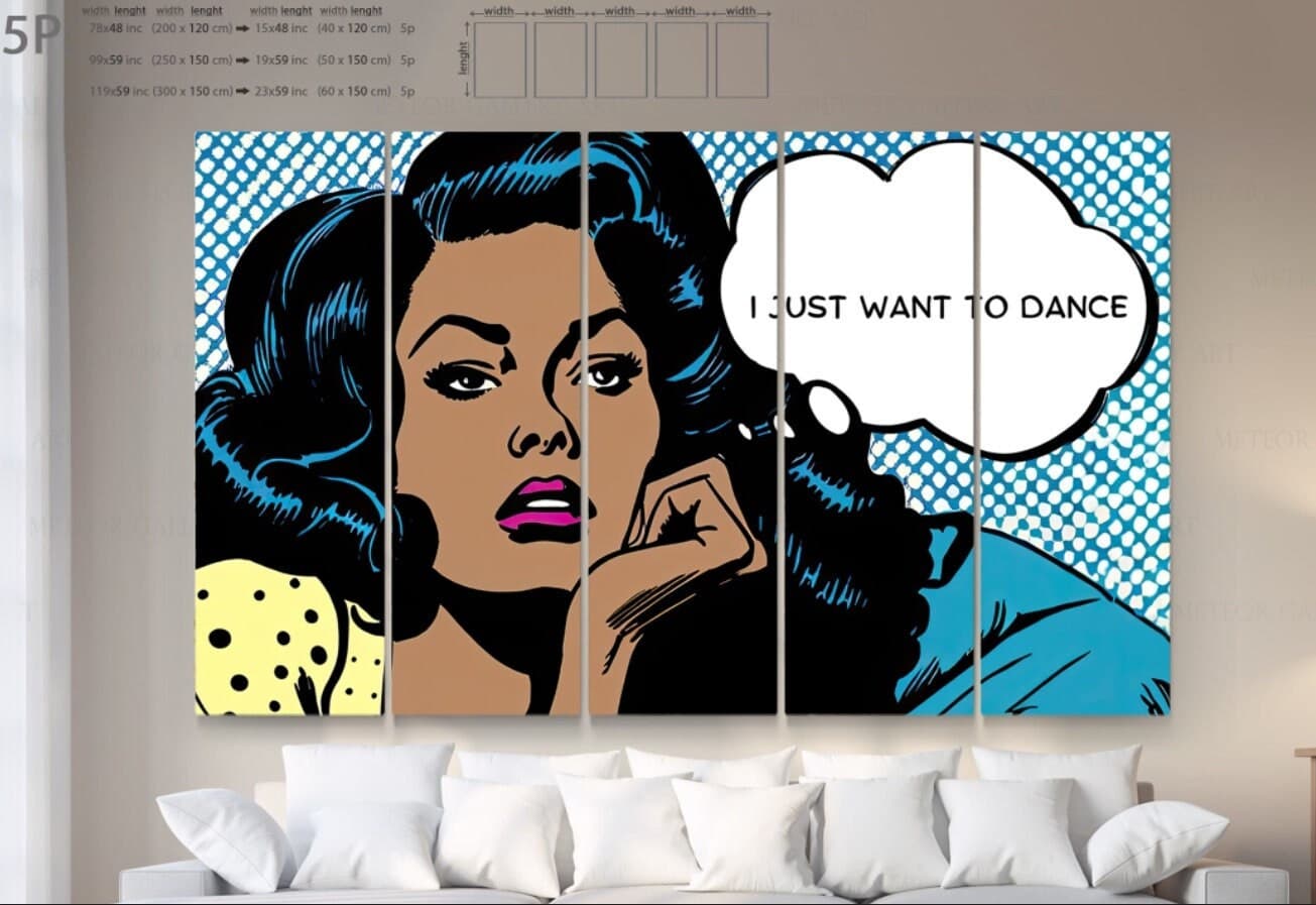 Pop Art Print, Pop Art Canvas  Wall Art, Gifts for Boyfriend, Gifts for Boys, Gifts for Dad, Gifts for Husband, Anniversary Gifts, Birthday Gifts, Gifts for Couples, Gifts for Friends, Gifts for Him, Housewarming Gifts, Personalized Gifts, Gifts